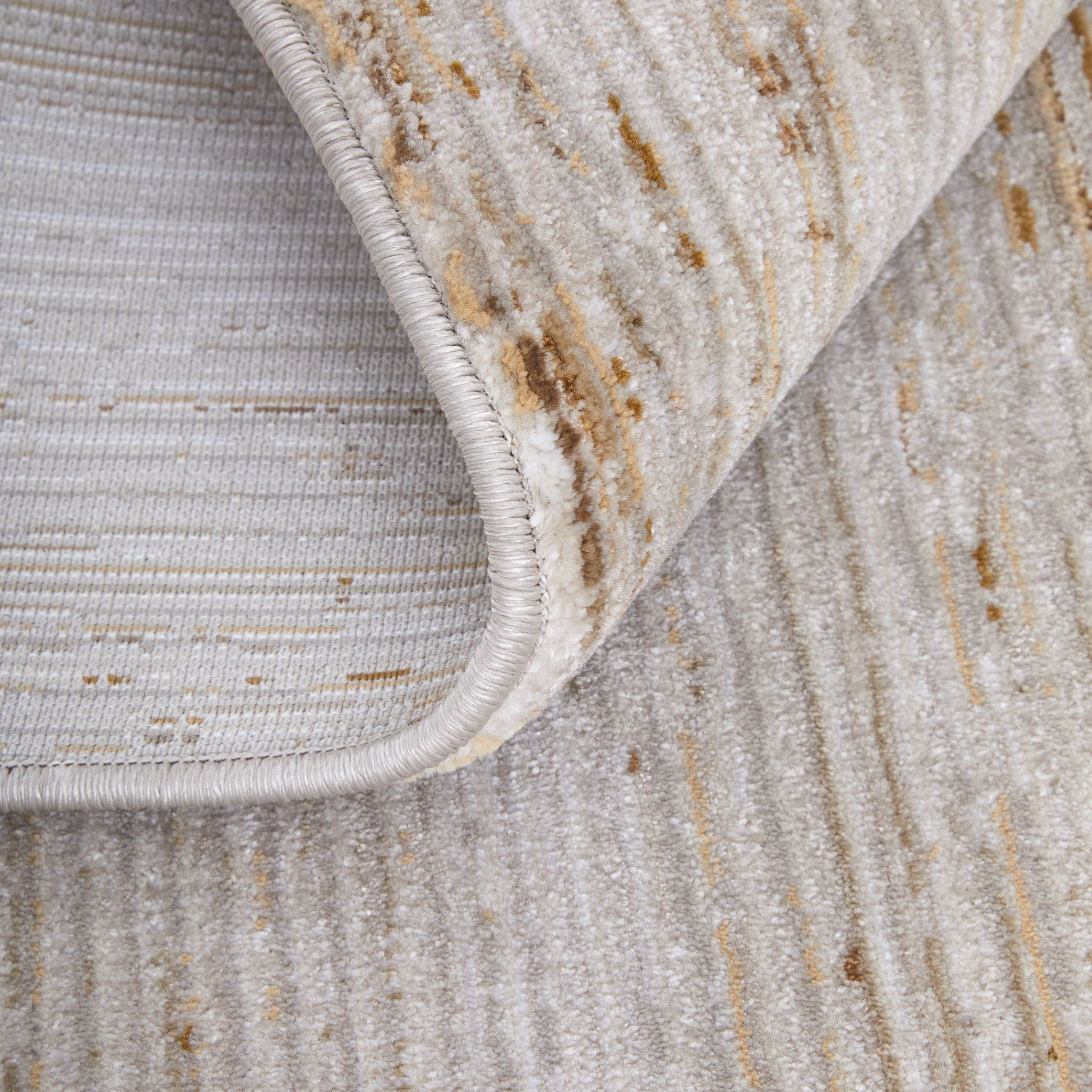 Deja Modern Distressed - Ivory/Brown/Tan Area Rug