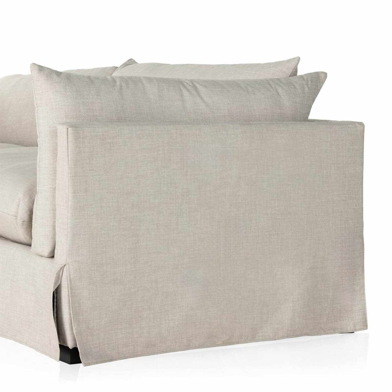 Four Hands Habitat Neutral Slipcover Sofa