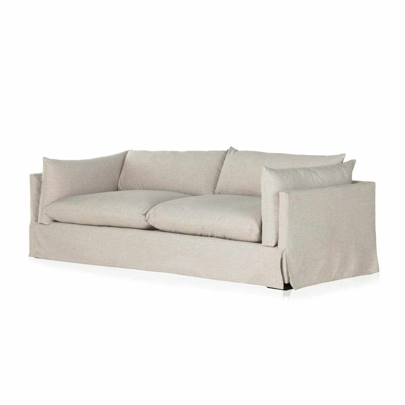 Four Hands Habitat Neutral Slipcover Sofa