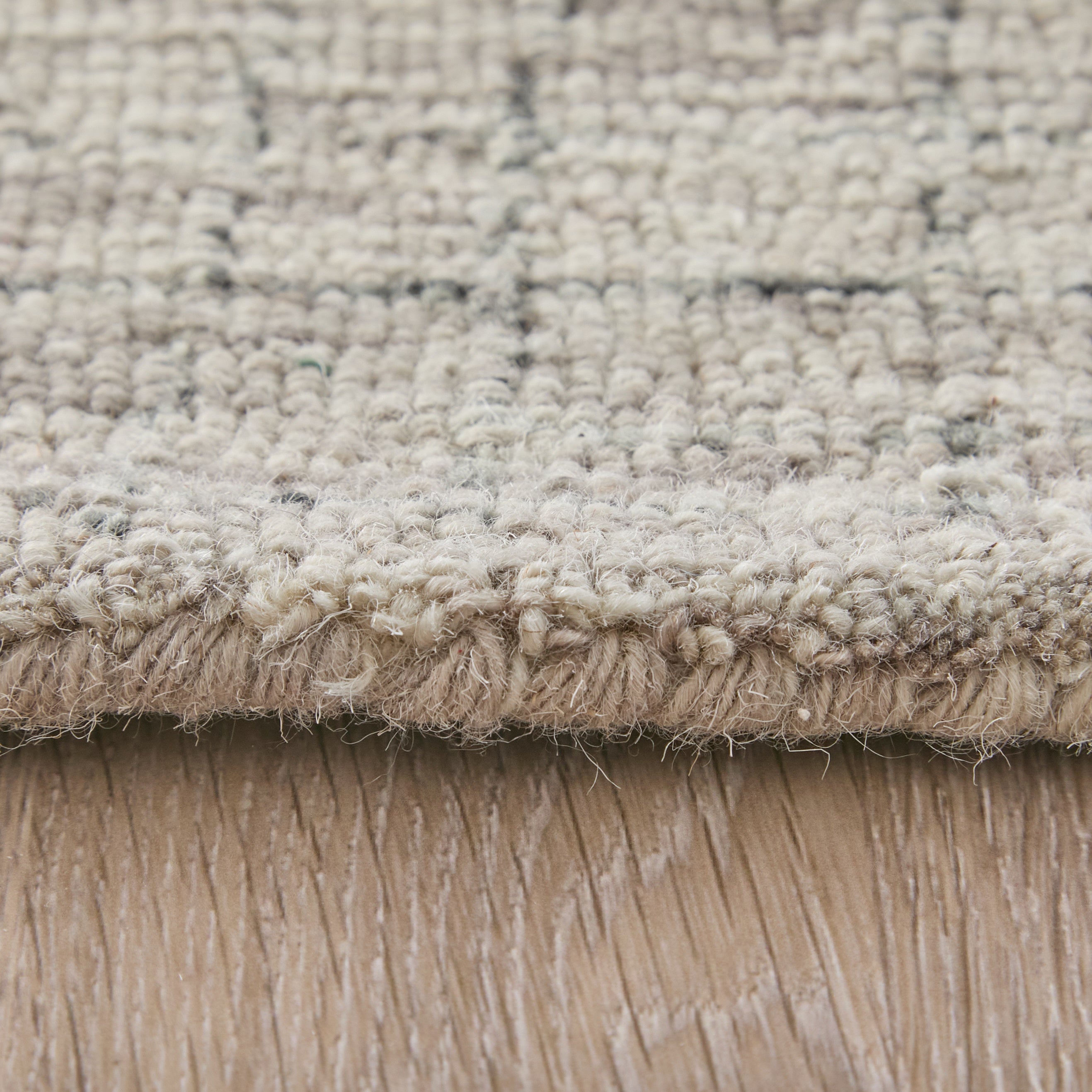 Belfort Transitional Solid - Ivory/Gray/Taupe Area Rug