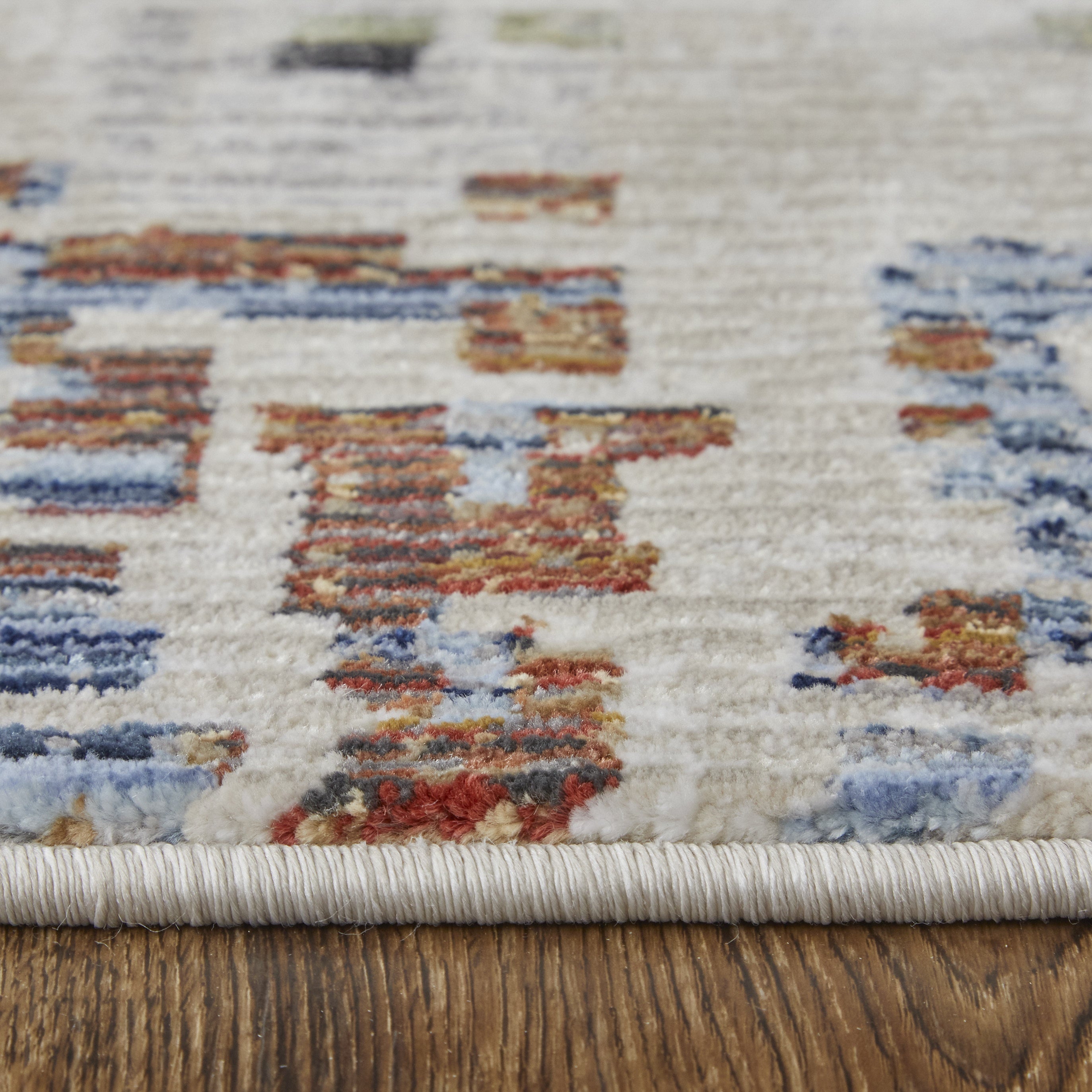Sonora Modern Abstract - Ivory/Green/Blue Area Rug