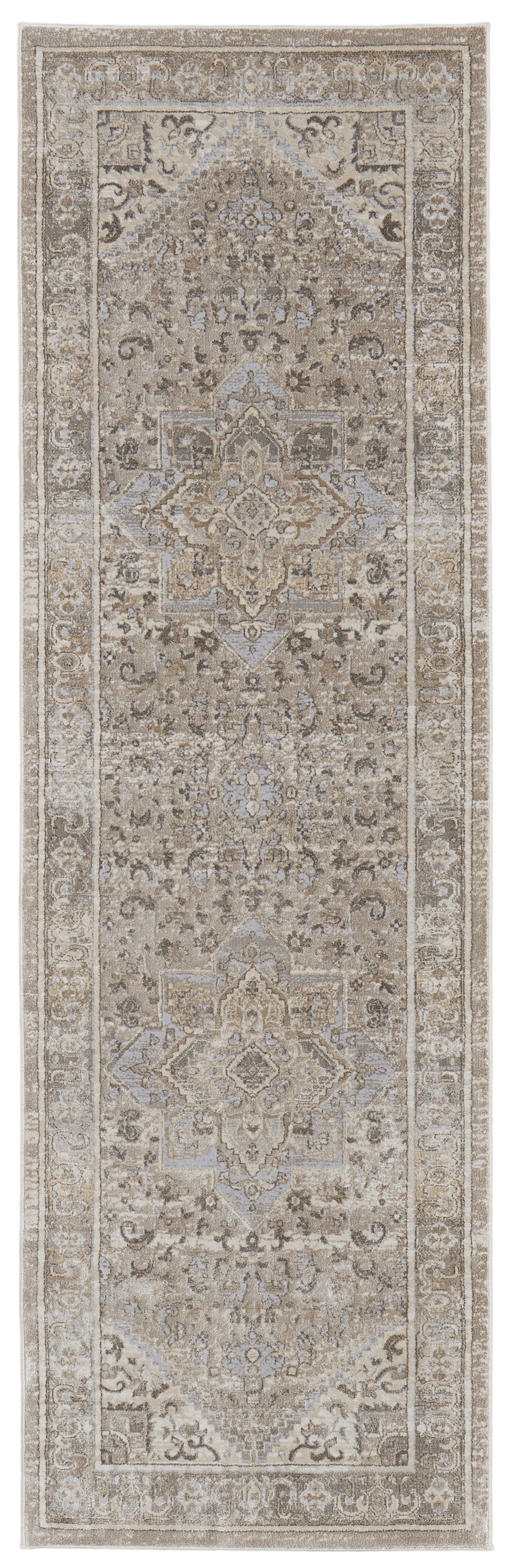 Celene Traditional Medallion - Tan/Brown/Ivory Area Rug