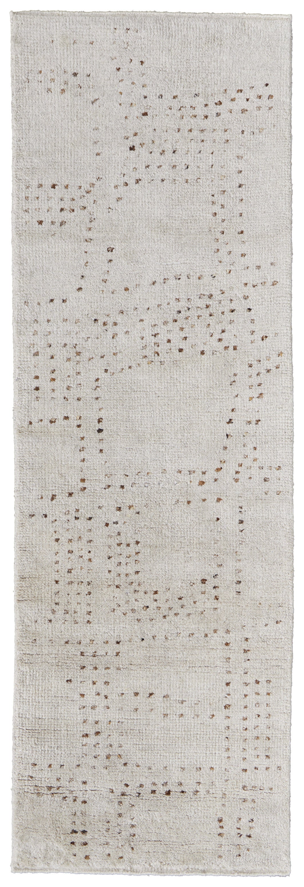 Truxel Modern Polka Dots - Tan/Brown Area Rug