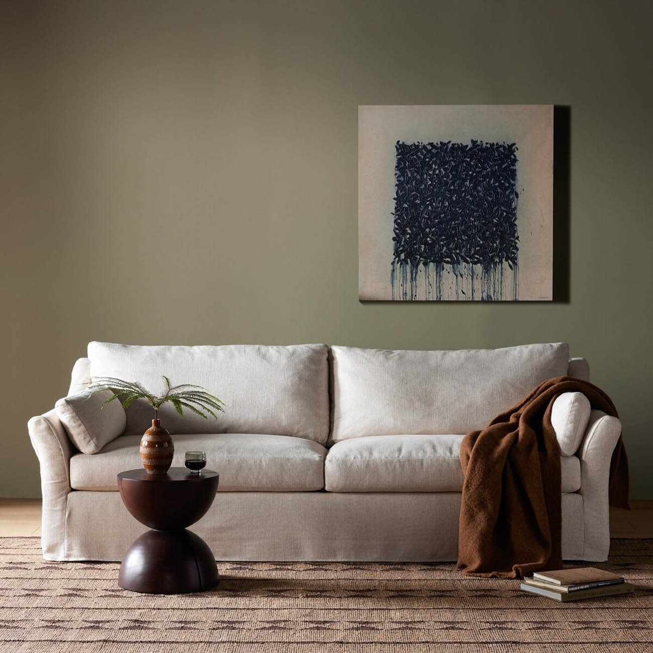 Four Hands Delray Slipcover Sofa-97"