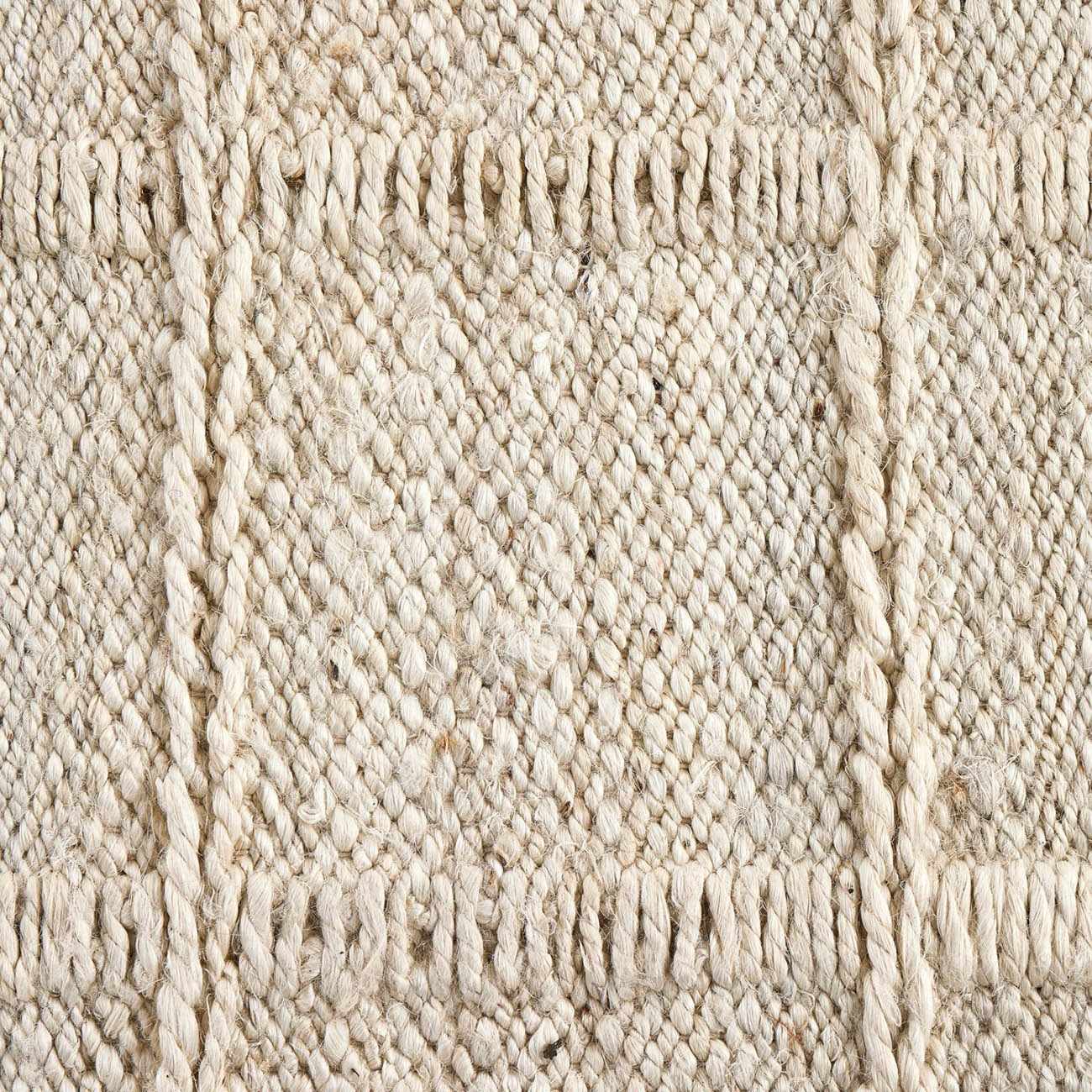 The Grid Jute - Bleached