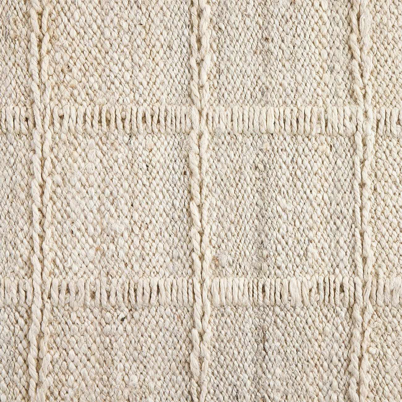 The Grid Jute - Bleached