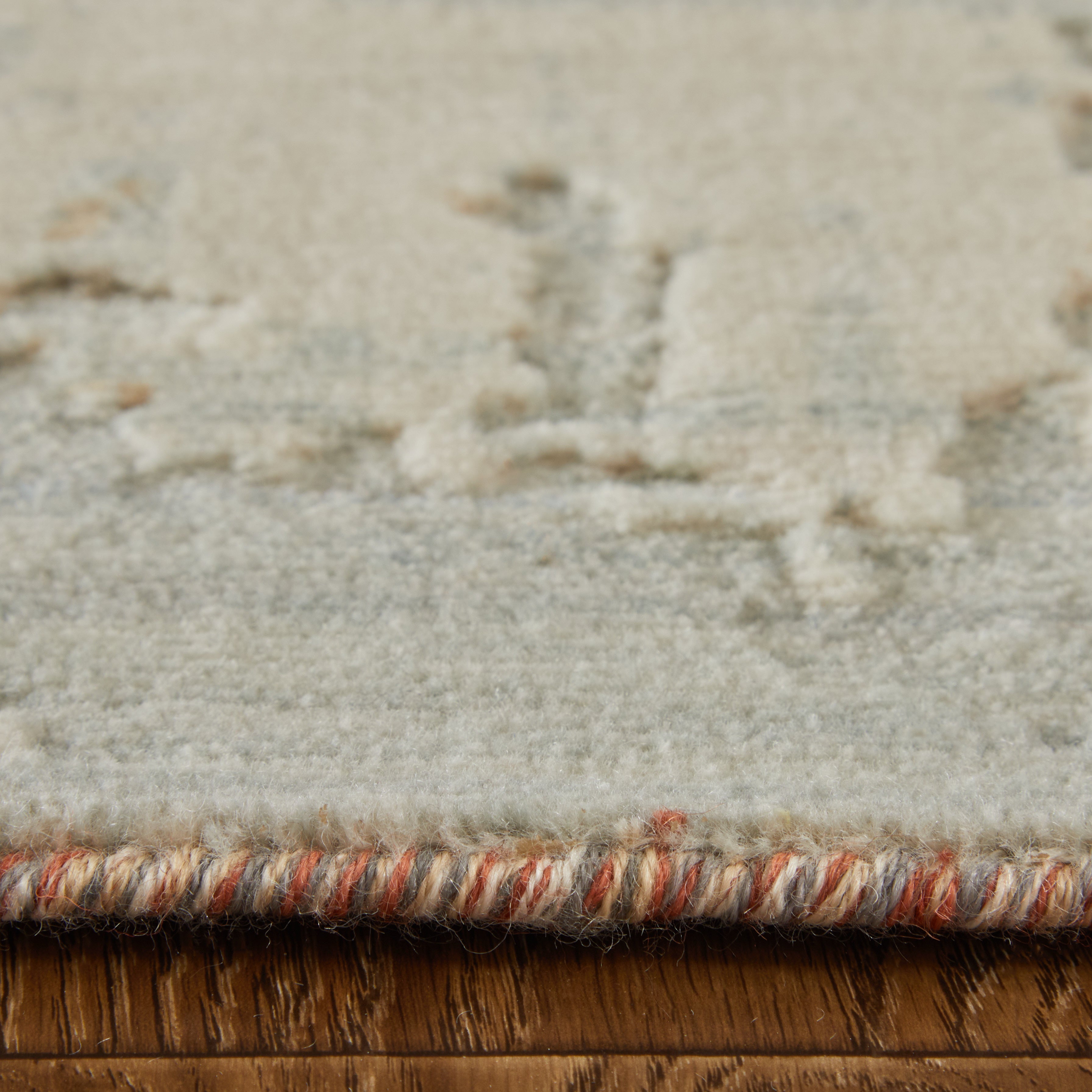 Jaxson Modern Abstract - Gray/Orange/Ivory Area Rug