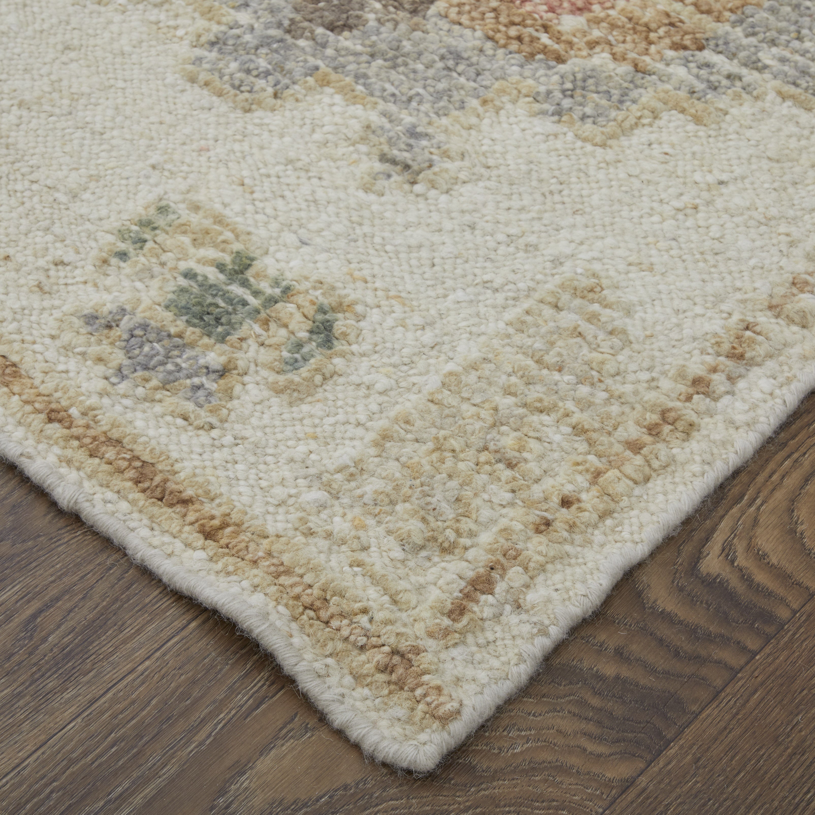 Grafton Transitional Floral & Botanical - Ivory/Orange/Gray Area Rug