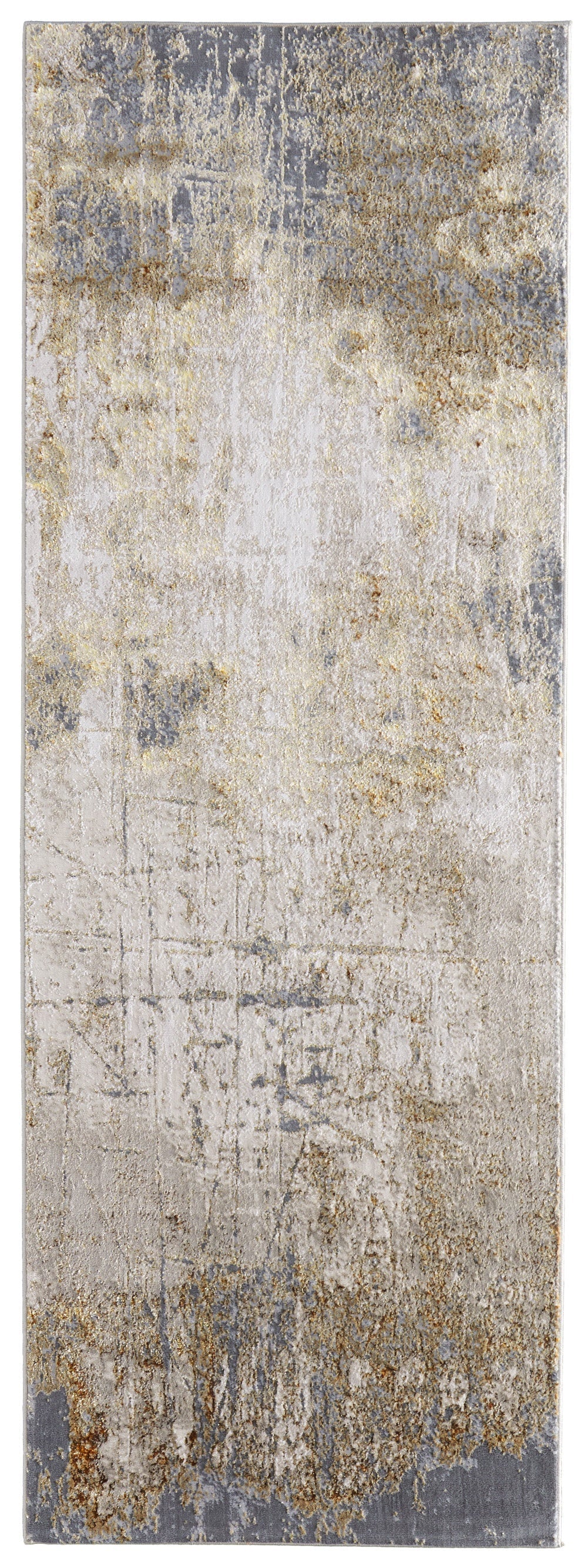 Aura Modern Abstract - Ivory/Brown/Gray Area Rug