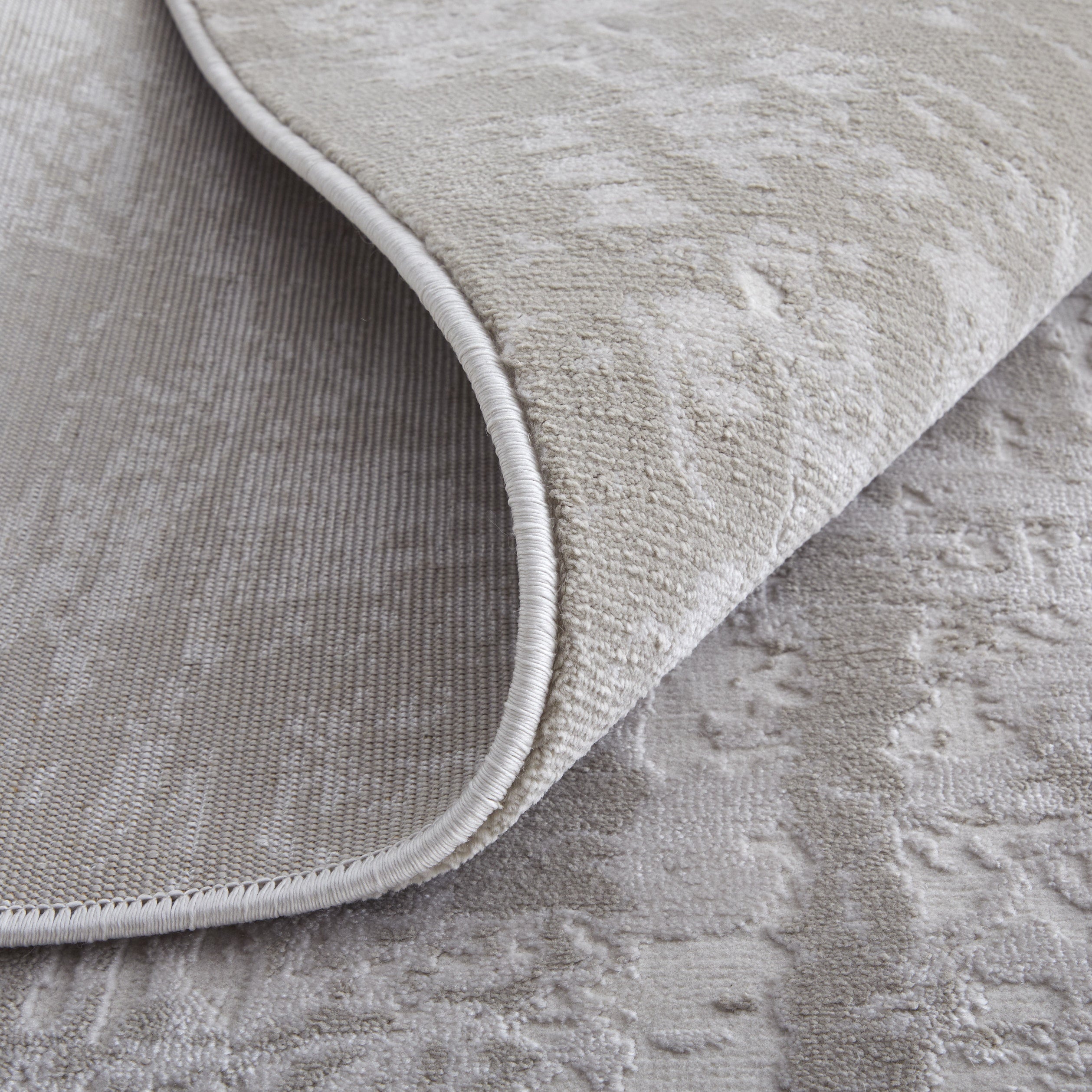 Prasad Modern Abstract - Ivory/Taupe/Silver Area Rug