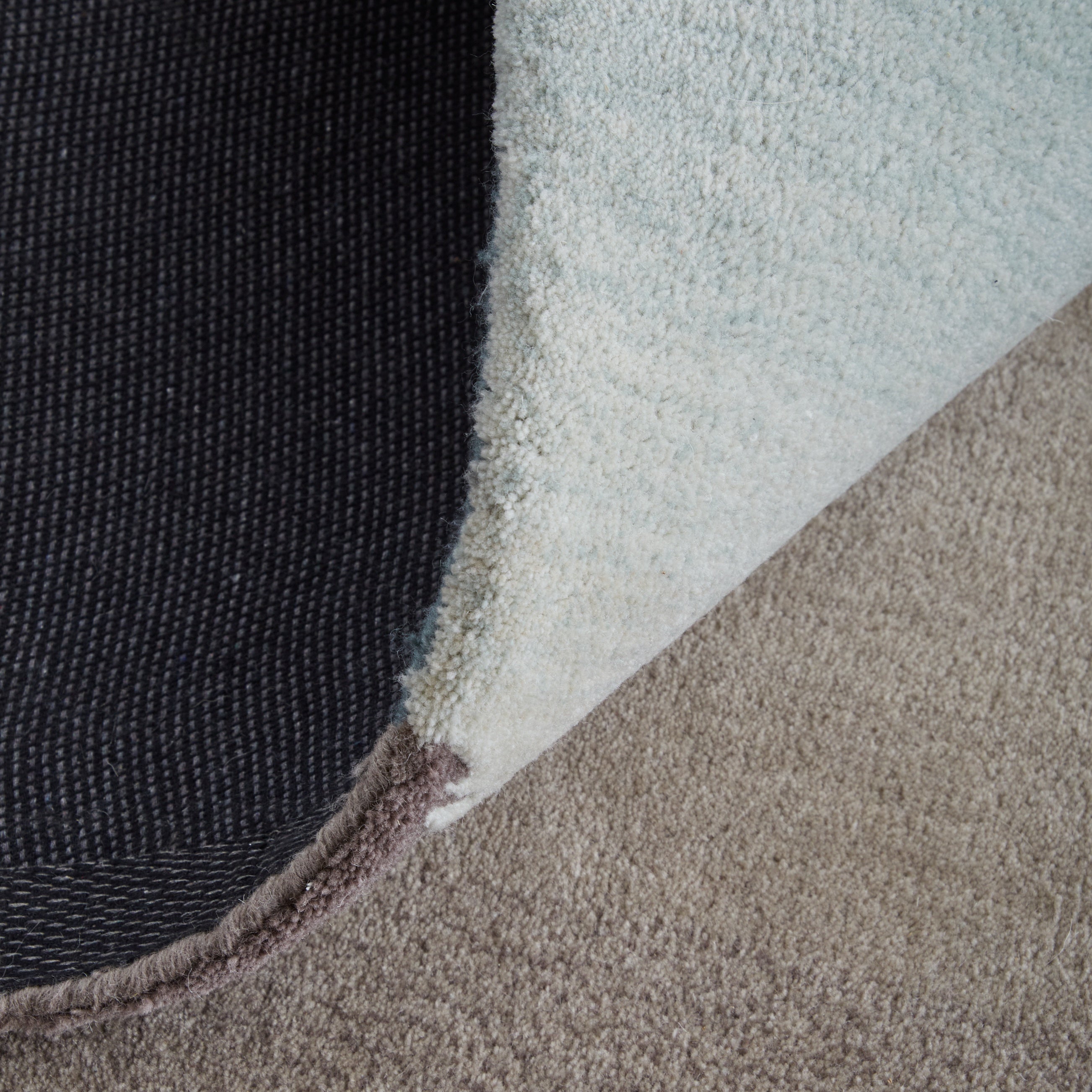 Katya Modern Geometric - Taupe/Blue/Tan Area Rug