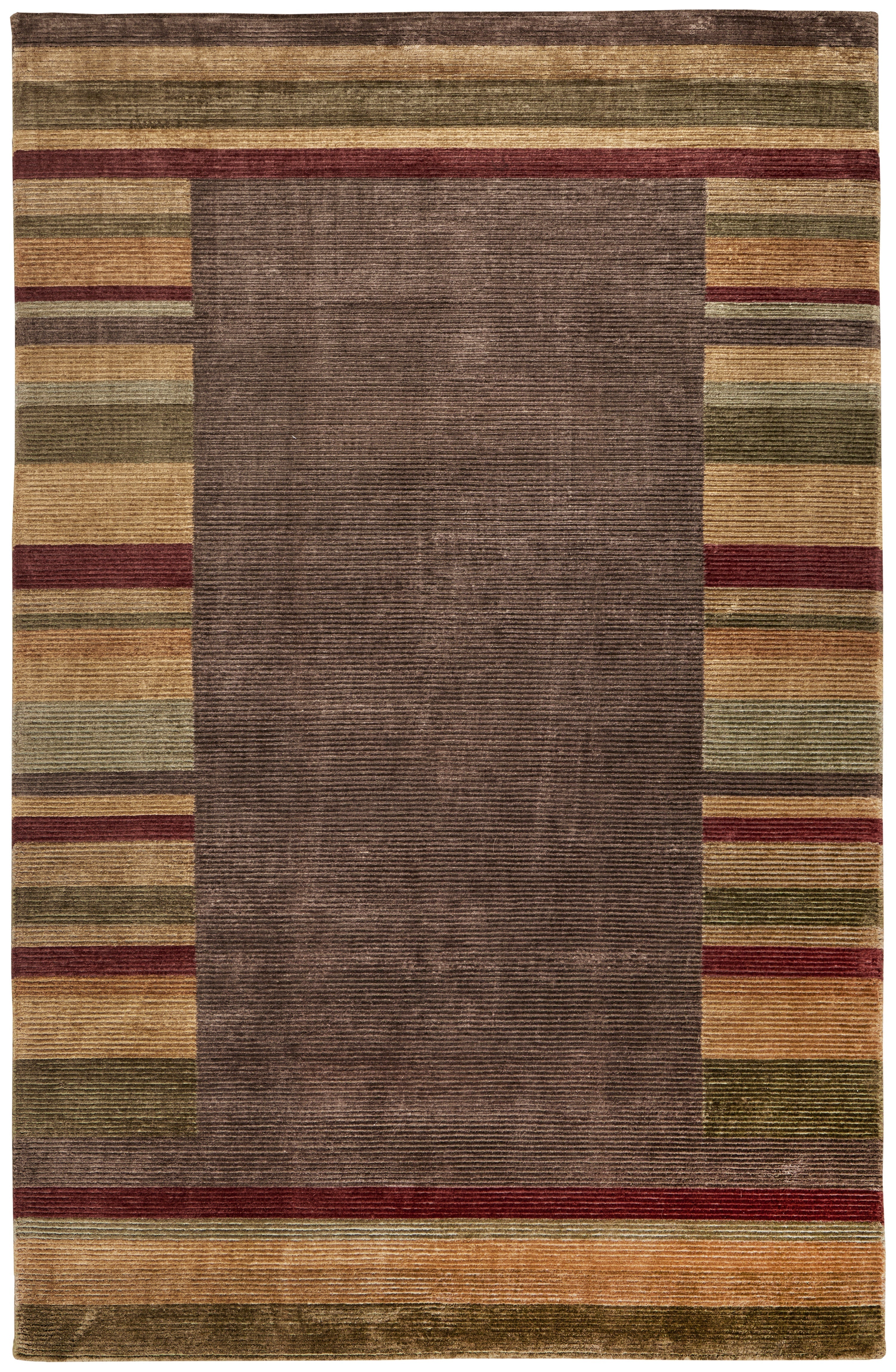 Keystone Modern Stripes - Brown/Green/Red