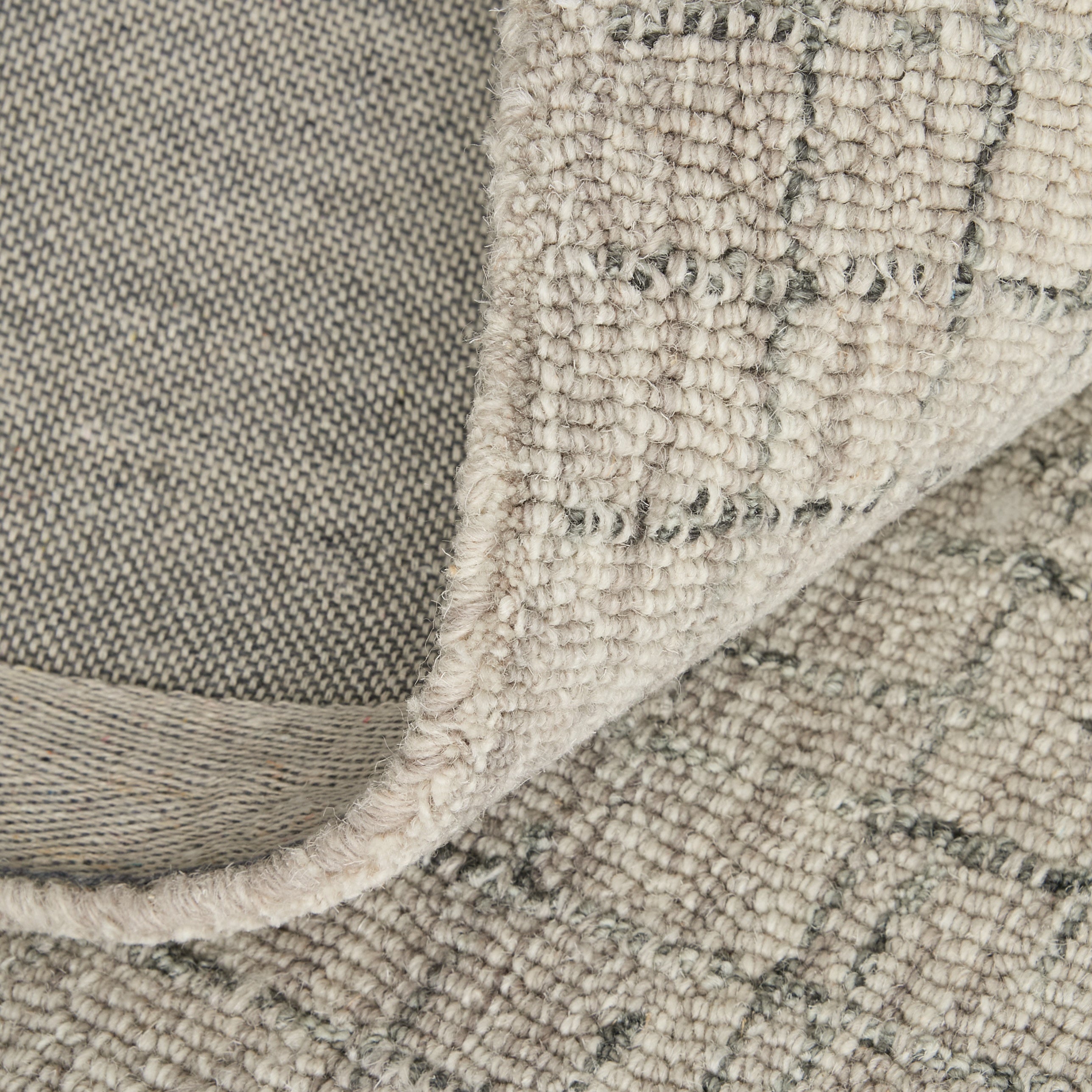 Belfort Transitional Solid - Ivory/Gray/Taupe Area Rug