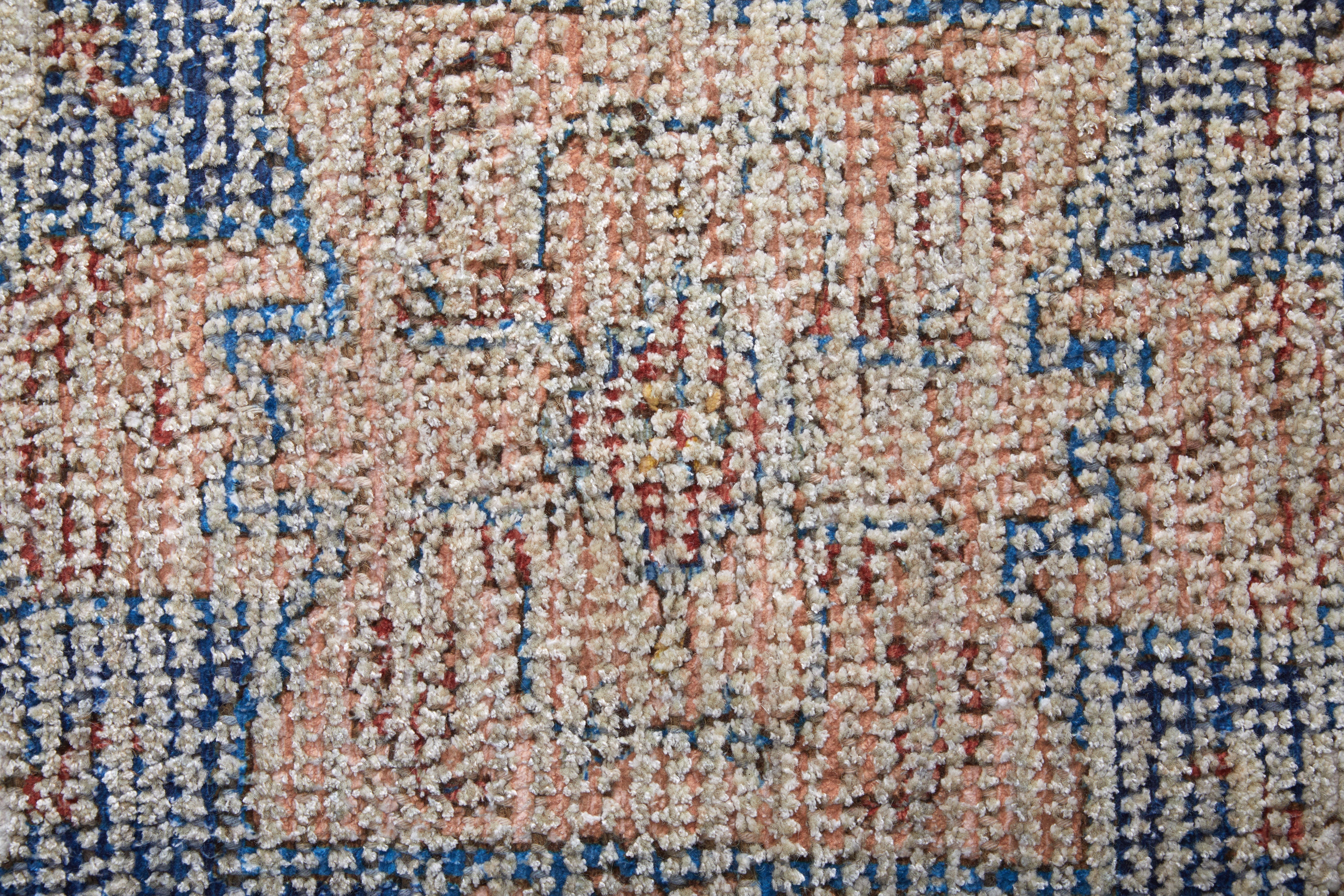 Caldwell Transitional Distressed - Ivory/Blue/Red Area Rug