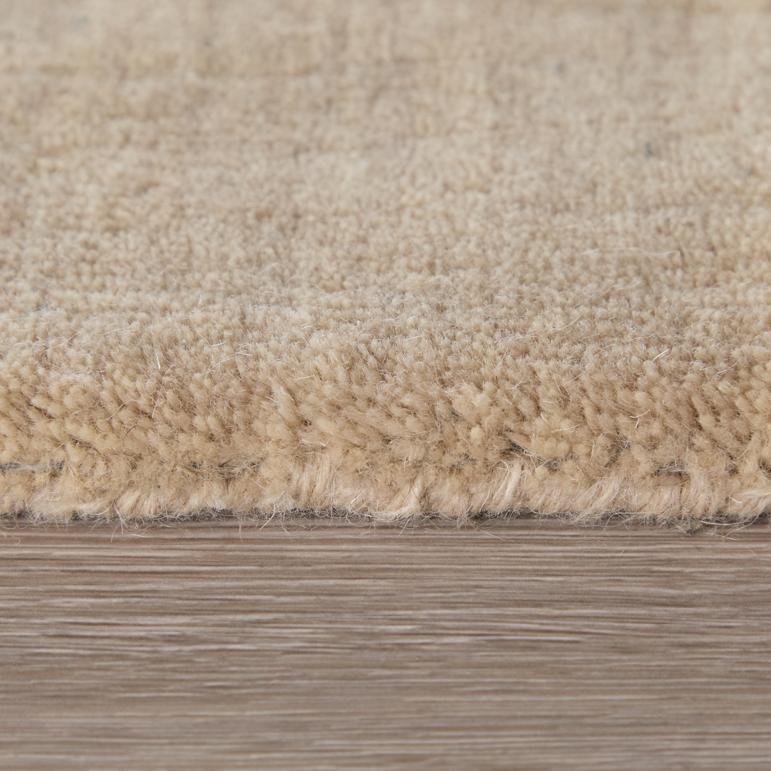Luna Modern Solid - Tan Area Rug