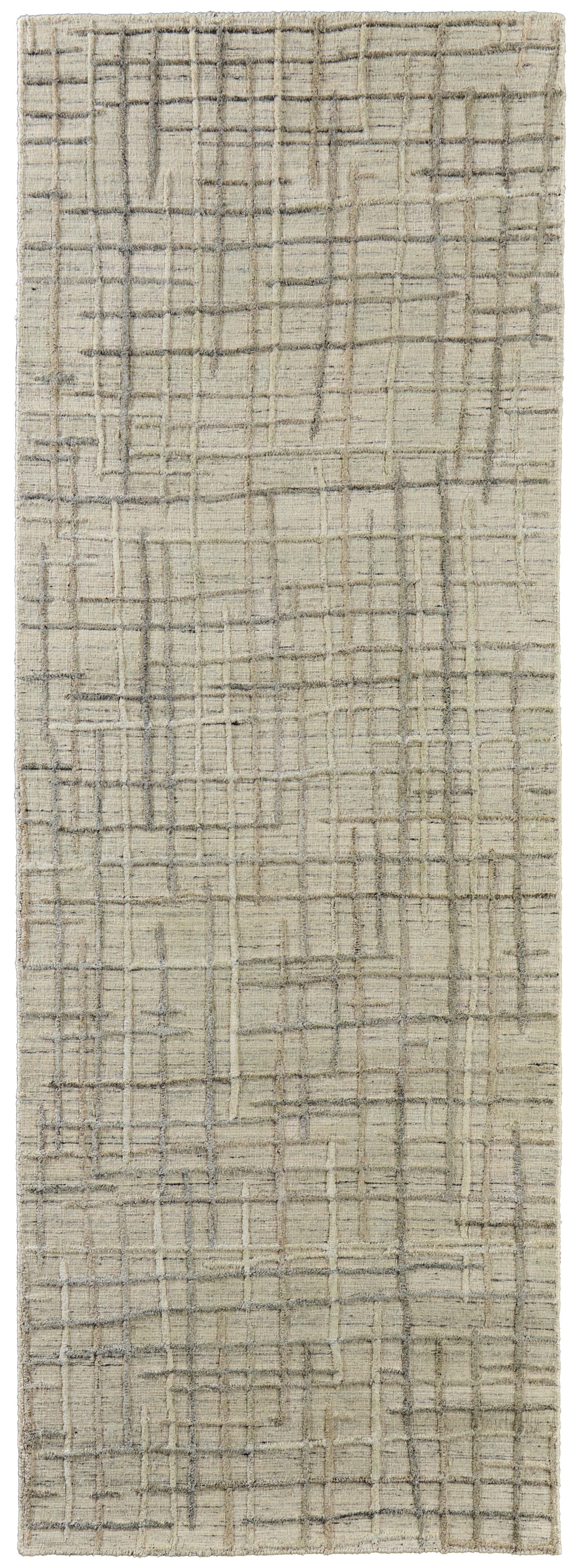 Kirkwood Transitional Abstract - Tan/Silver Area Rug