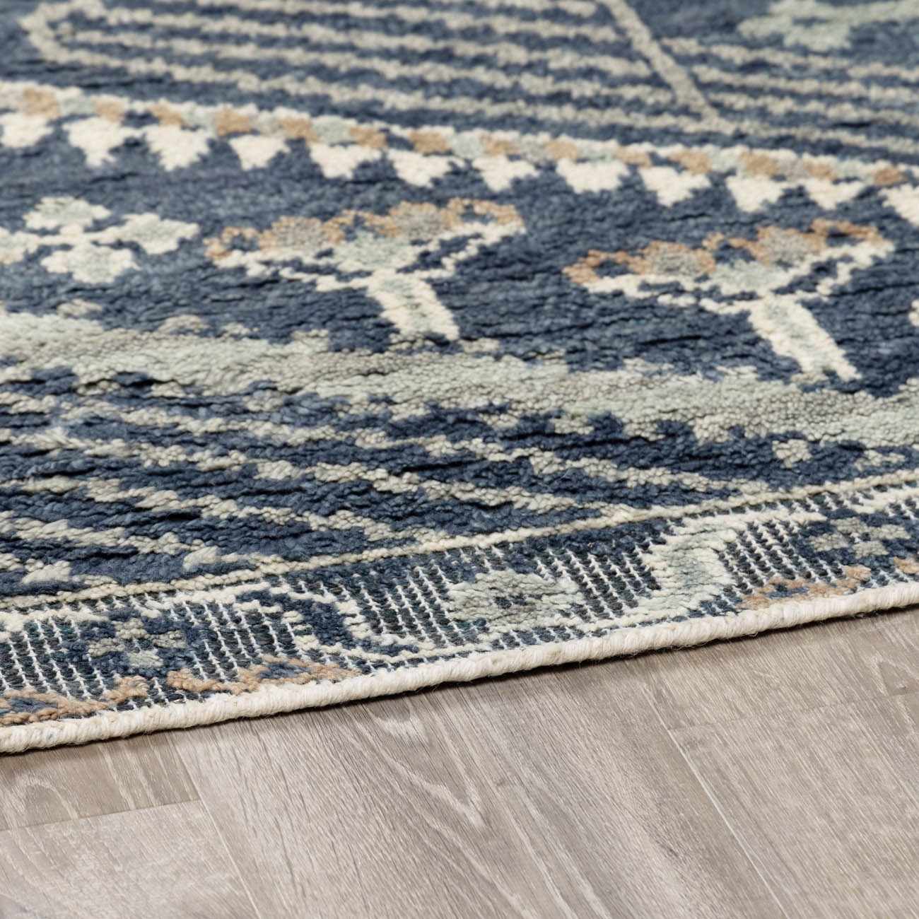 Bransgore Blue Luxury Wool Rug