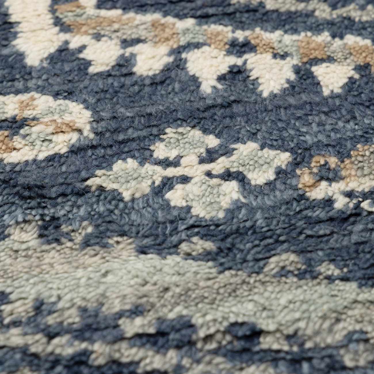 Bransgore Blue Luxury Wool Rug