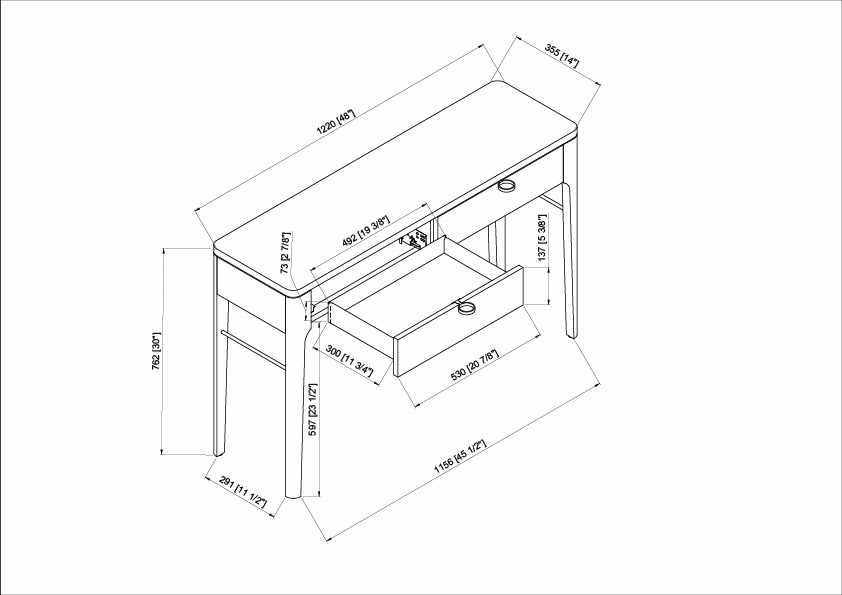 The Muros Console Table