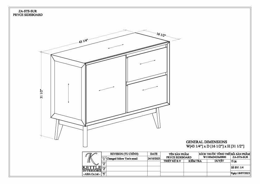 The Dawn Sideboard