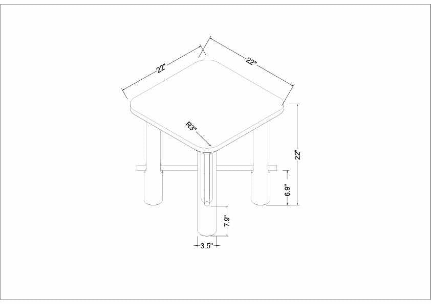 The Calyra End Table