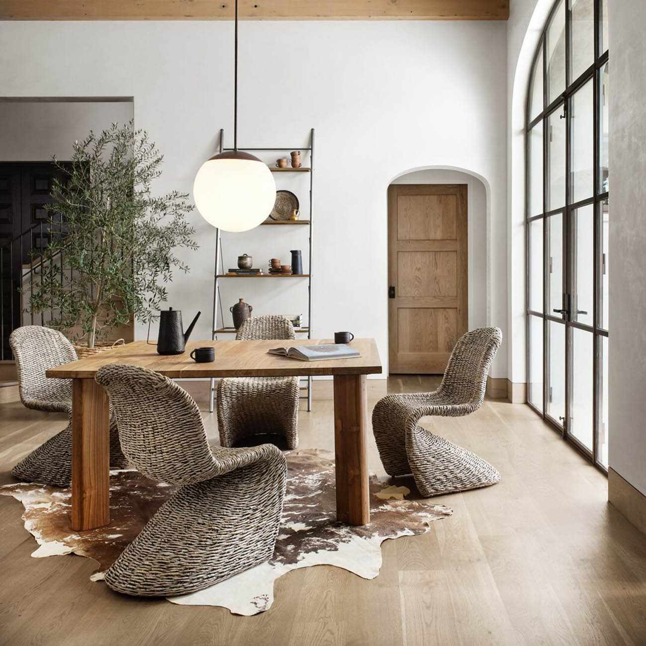 Four Hands Harland Modern Cowhide Rug - Warm Brown