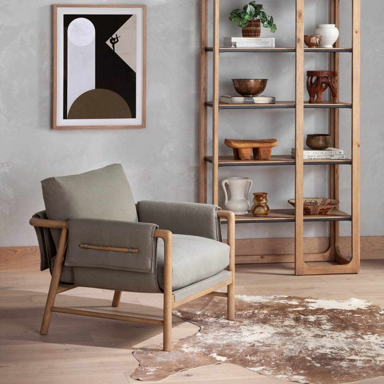 The Harland Cowhide Rug