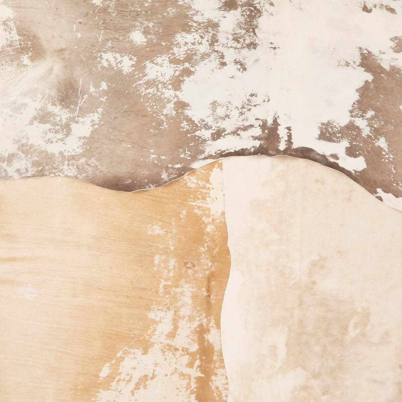 Four Hands Harland Modern Cowhide Rug - Natural Brown