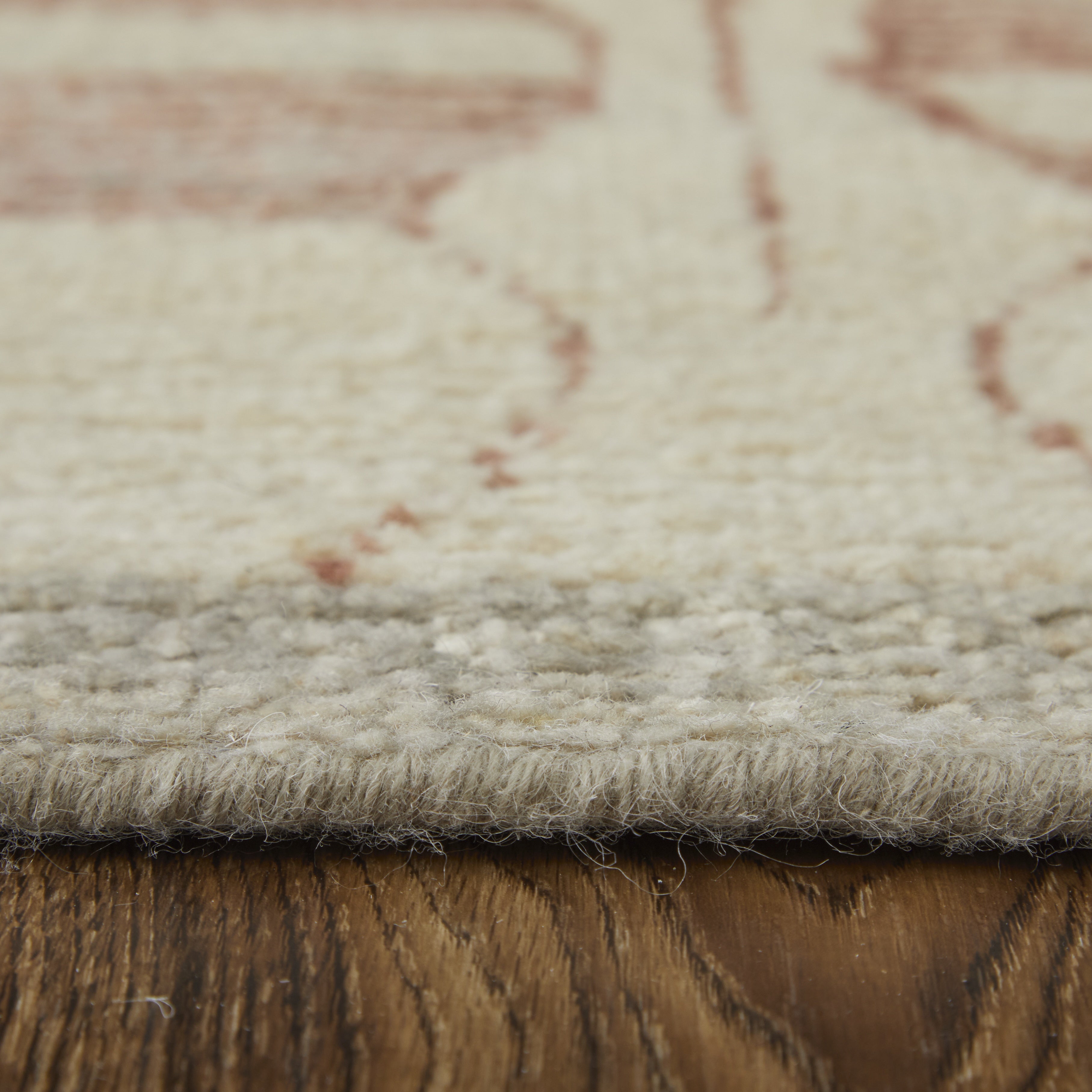 Kasbah Transitional Diamond - Tan/Gray/Red Area Rug