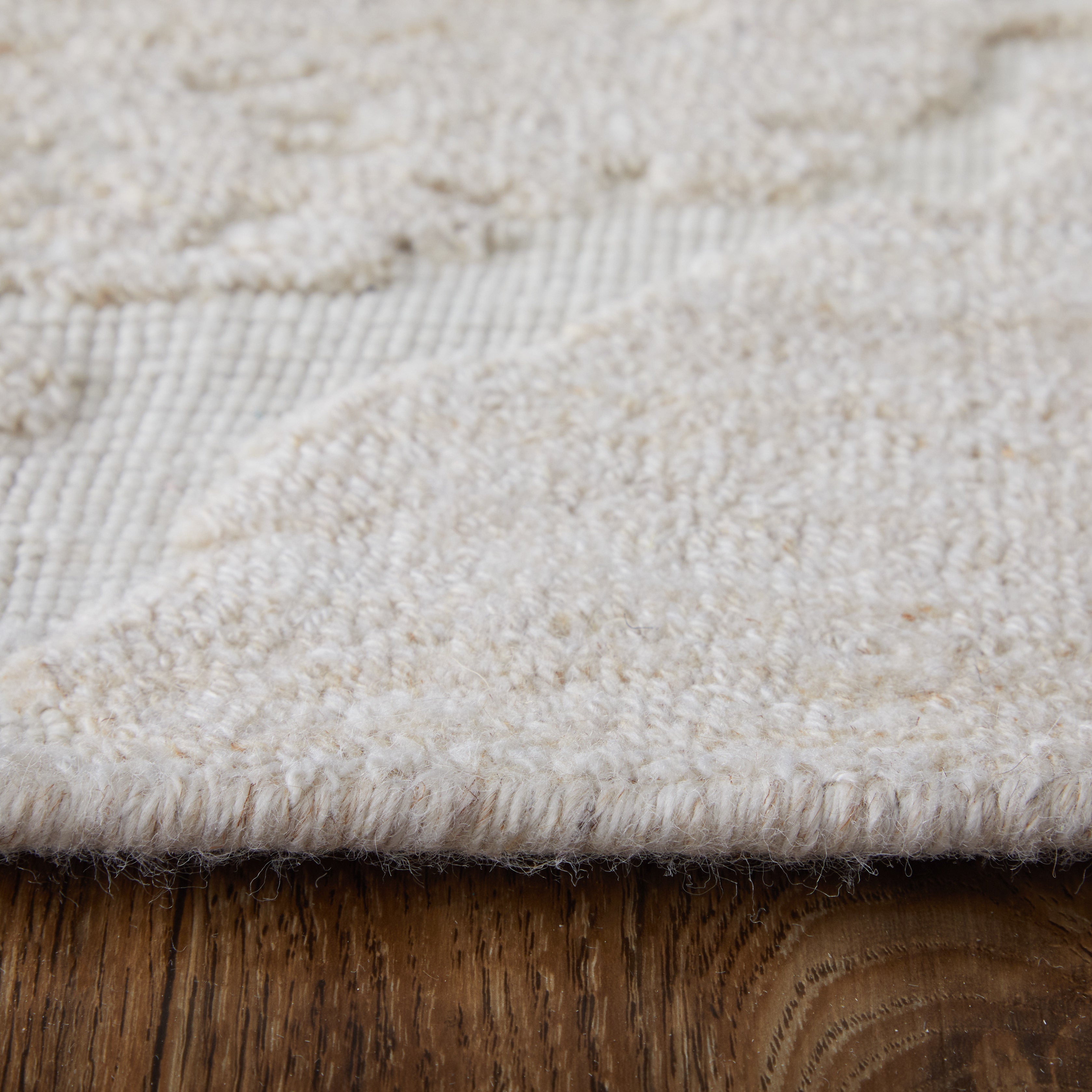 Aldrich Modern Solid - Tan/Ivory Area Rug