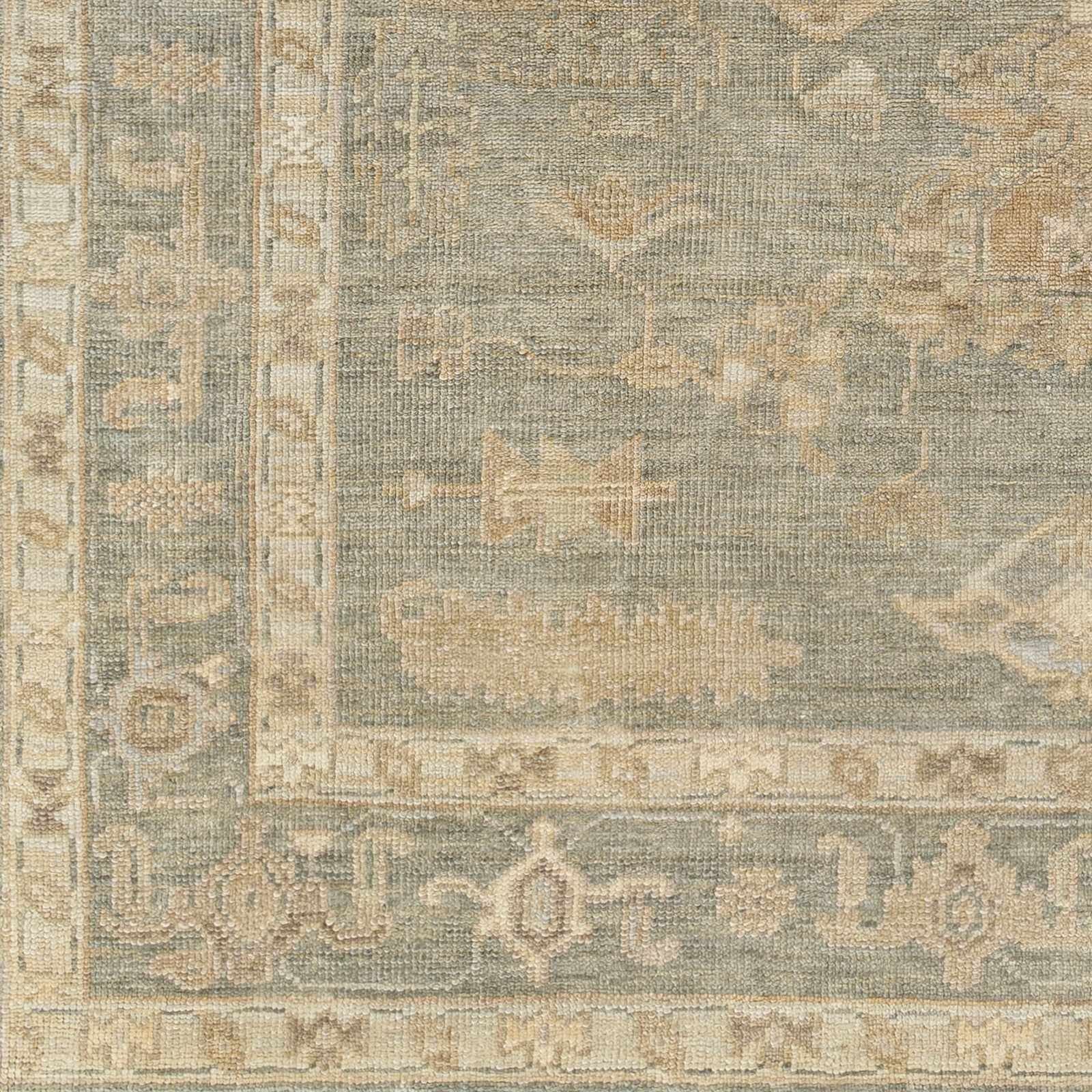 Brown Sophisticated Hand-Knotted Wool Area Rug