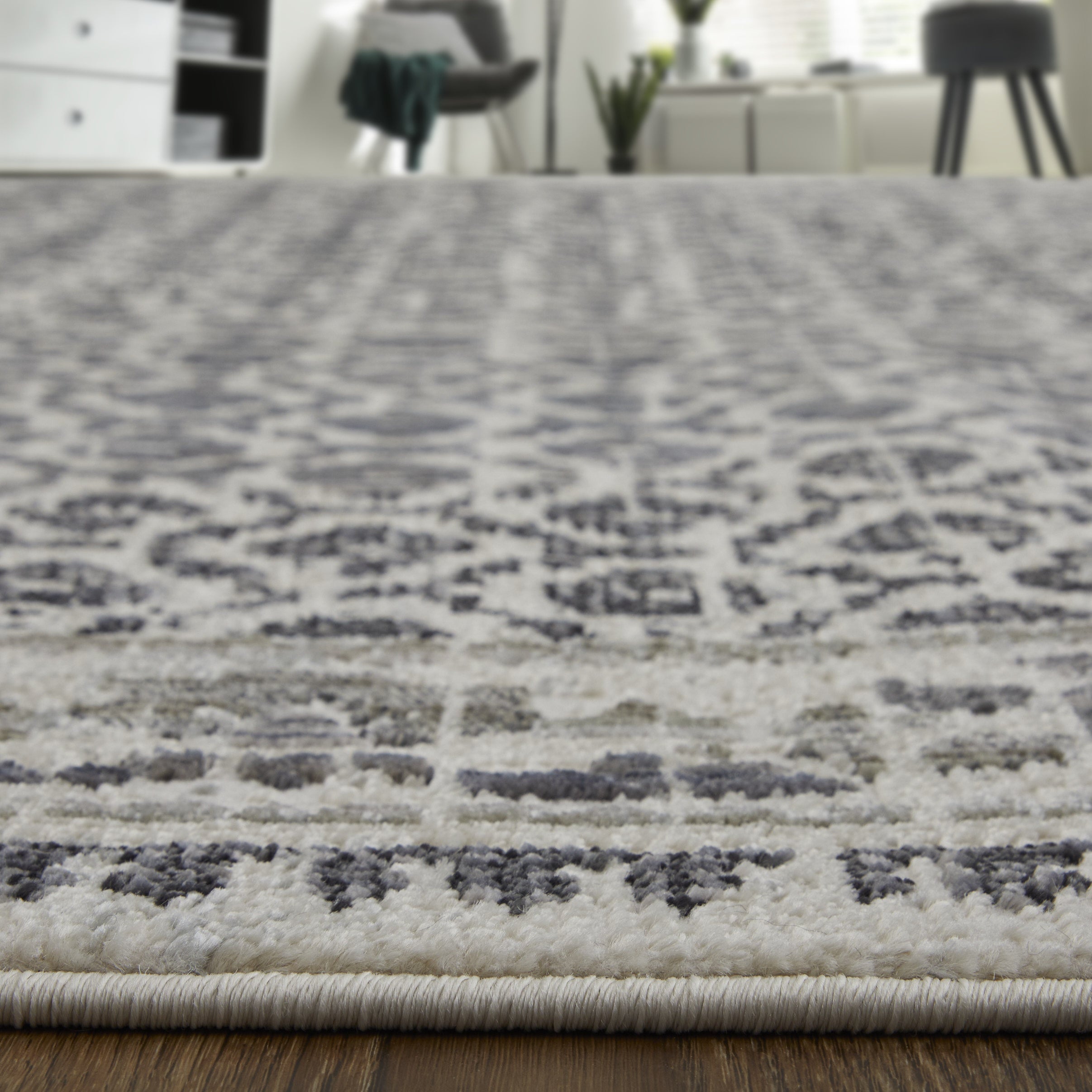 Kano Transitional Distressed - Ivory/Taupe/Gray Area Rug