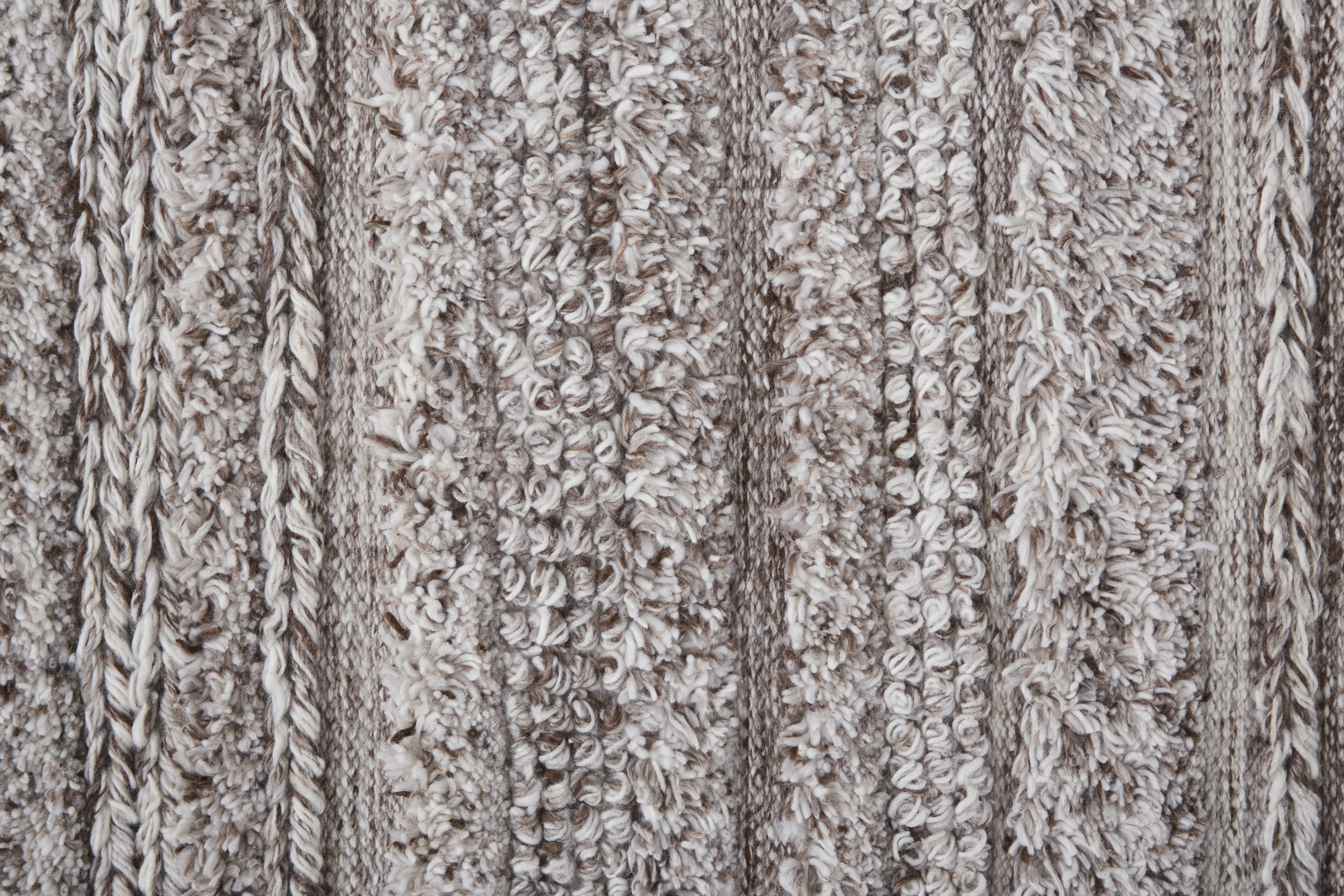 Alden Transitional Stripes - Taupe/Brown/Ivory