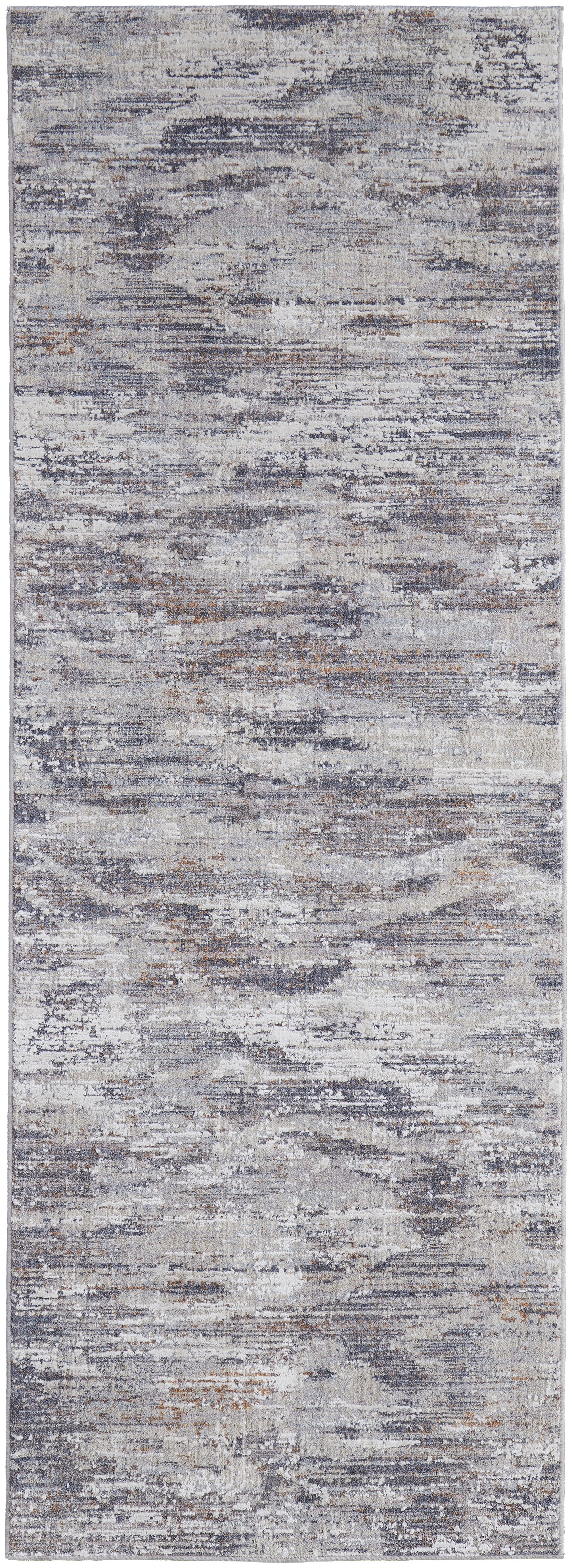 Lennon Transitional Abstract - Taupe/Tan/Orange Area Rug