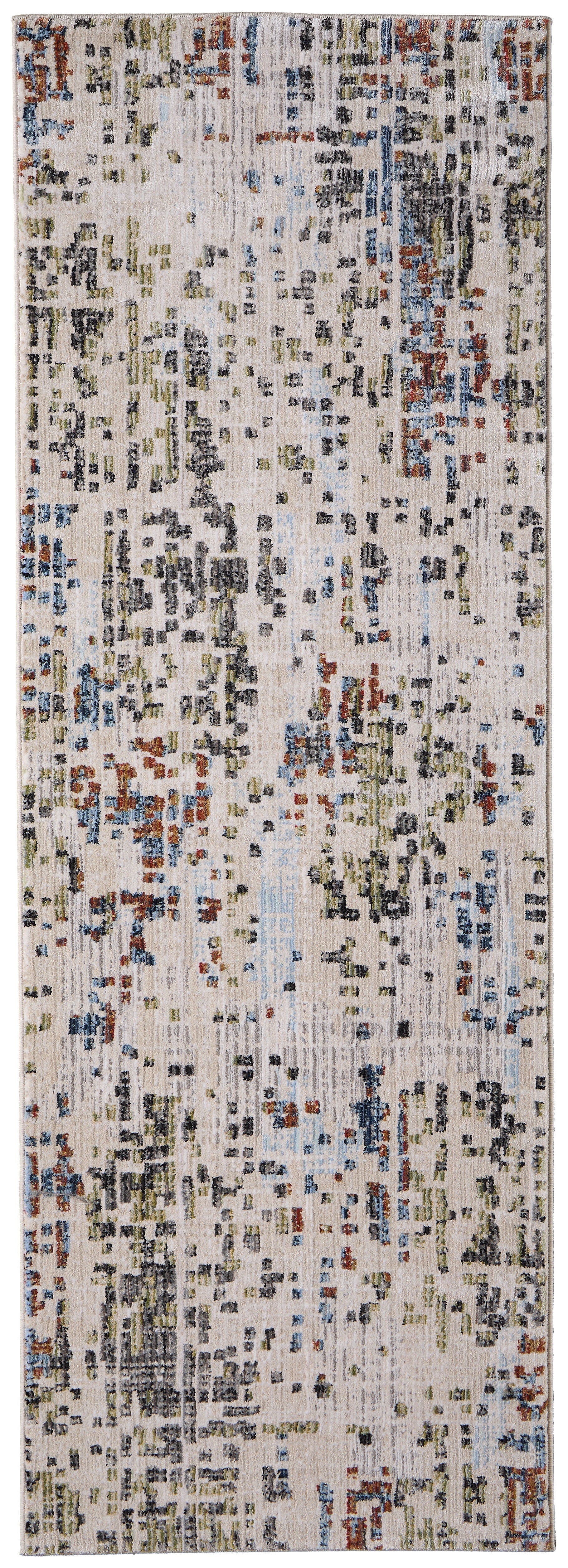 Sonora Modern Abstract - Ivory/Green/Blue Area Rug