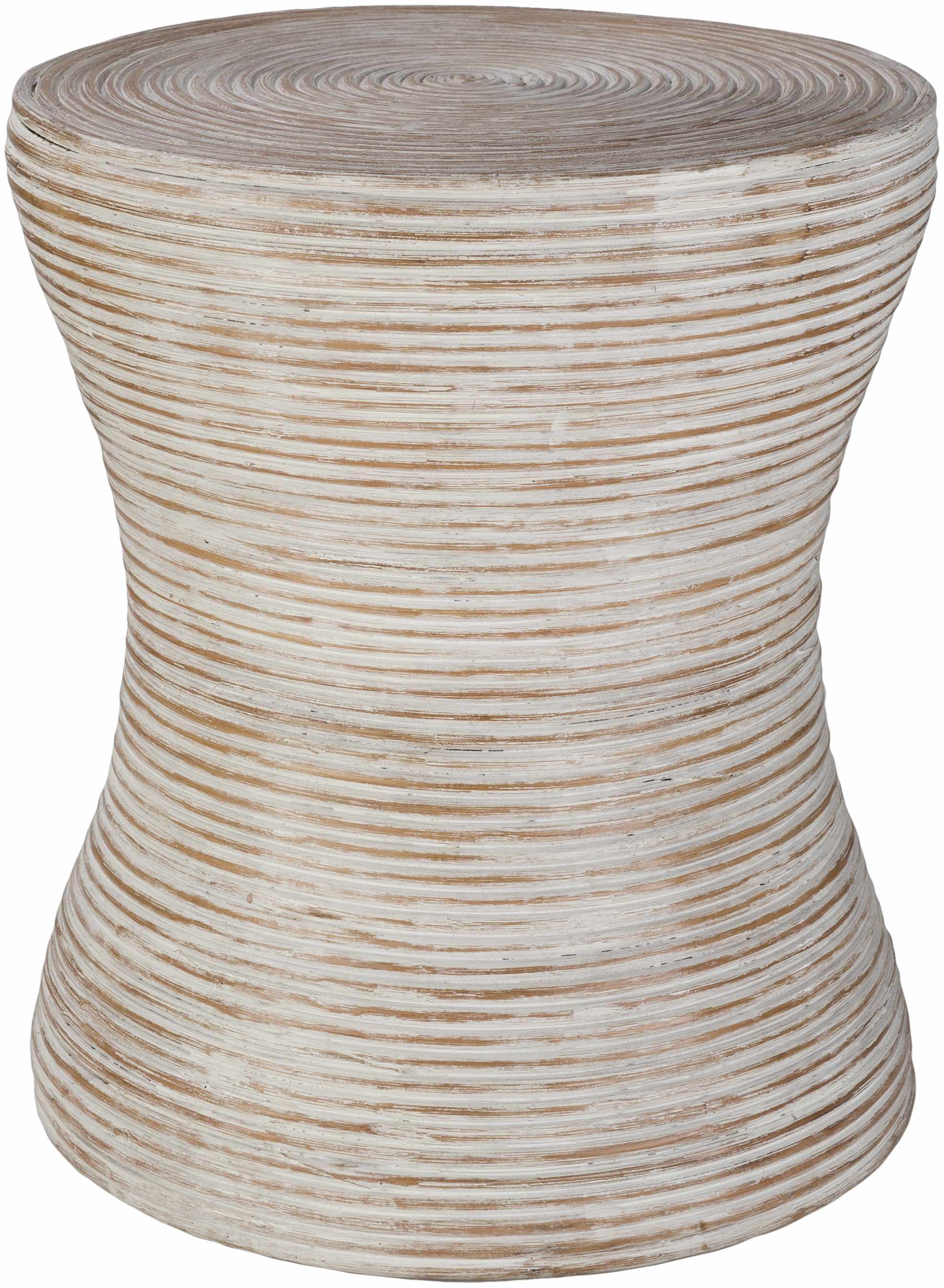 Manaus White End Table