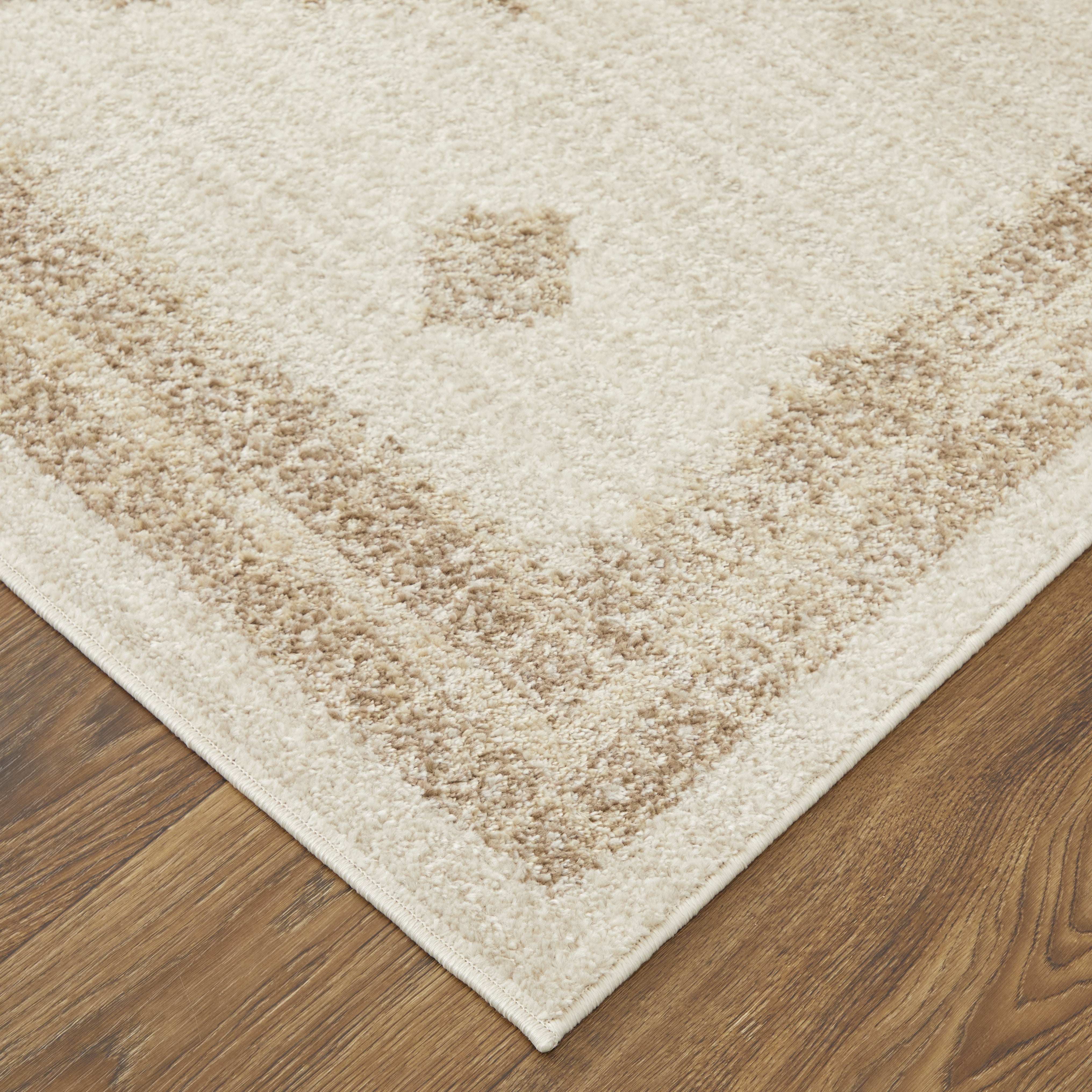 Camellia Transitional Geometric - Tan/Ivory