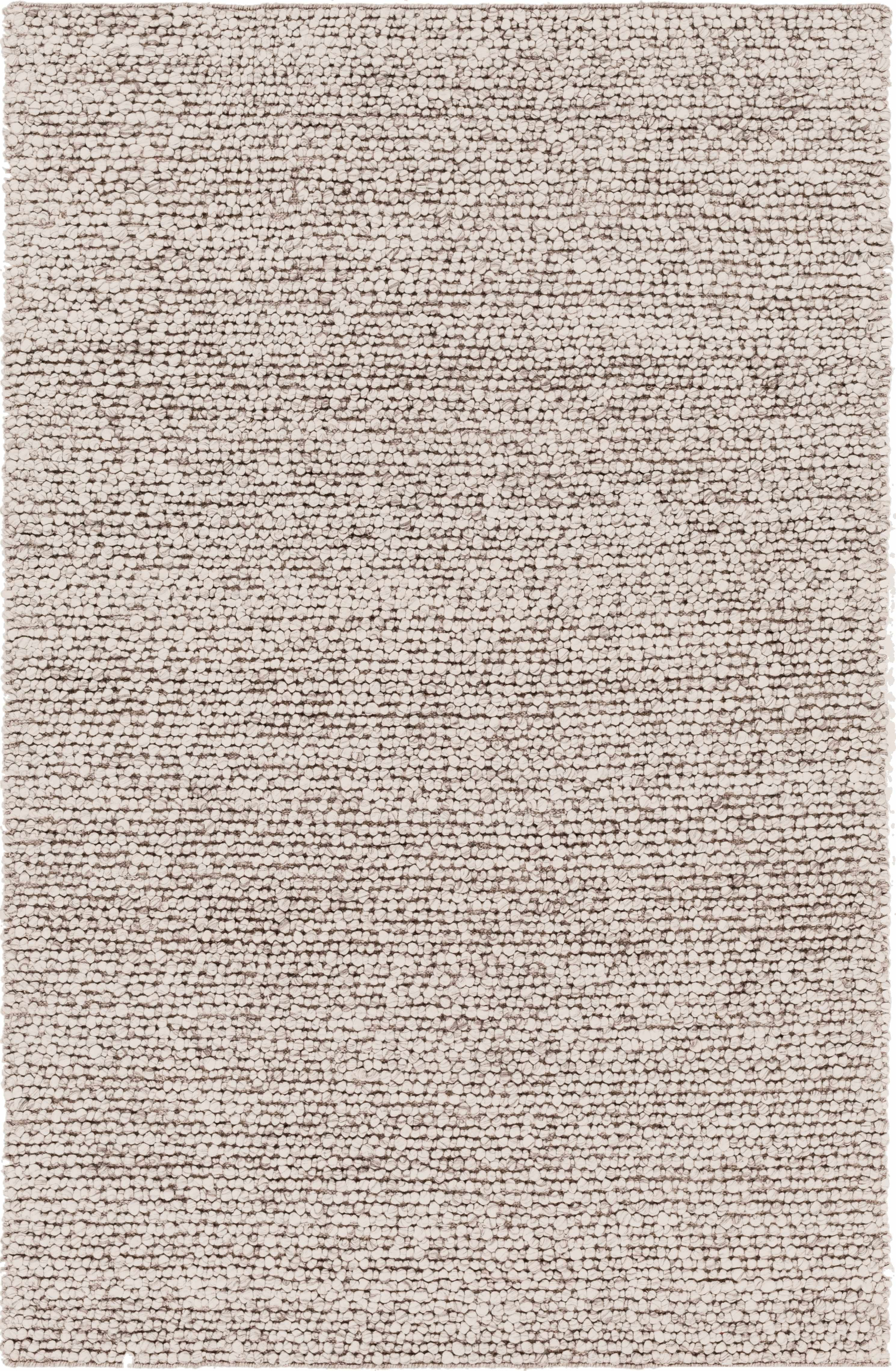 Charcoal Handwoven Wool & Viscose Area Rug