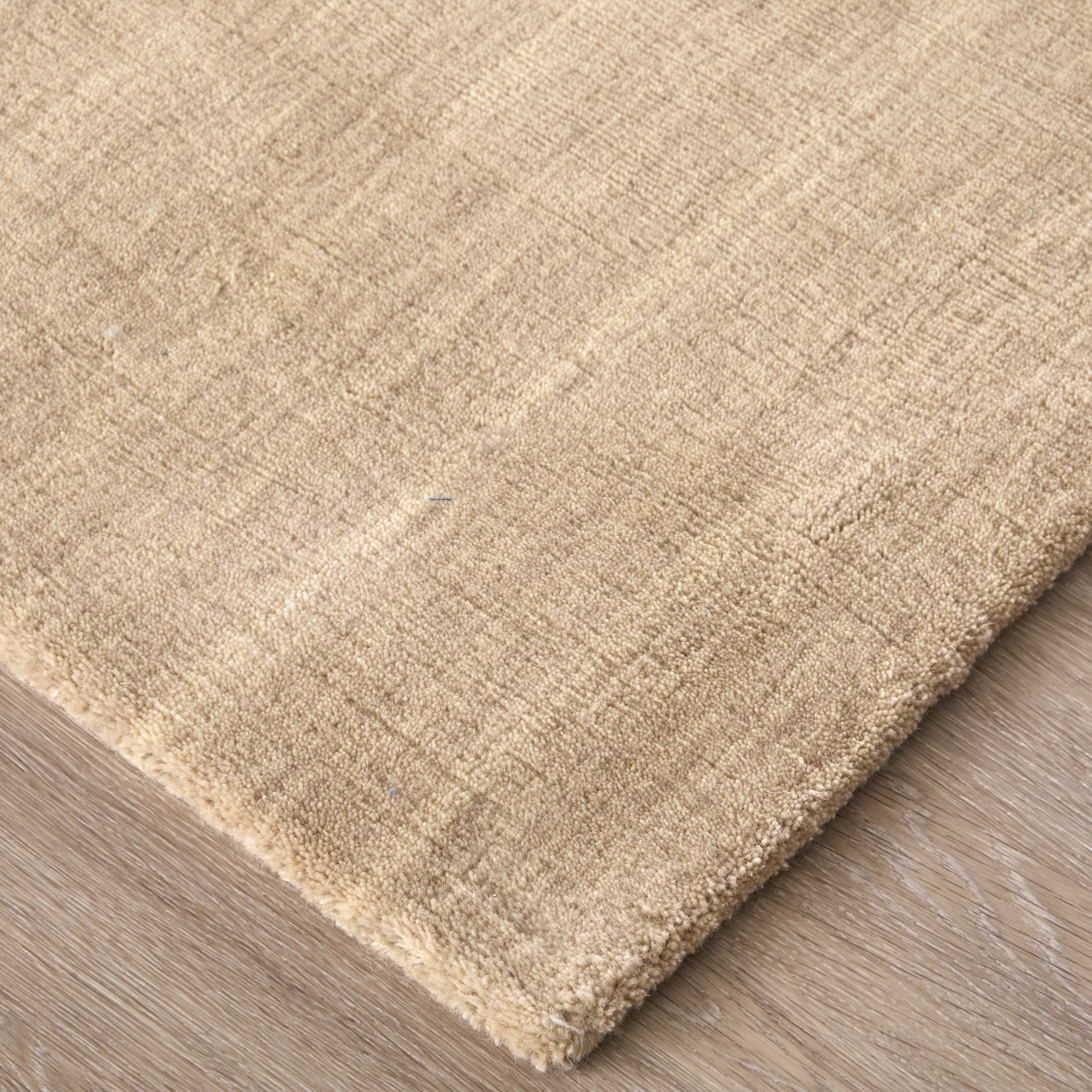 Luna Modern Solid - Tan Area Rug
