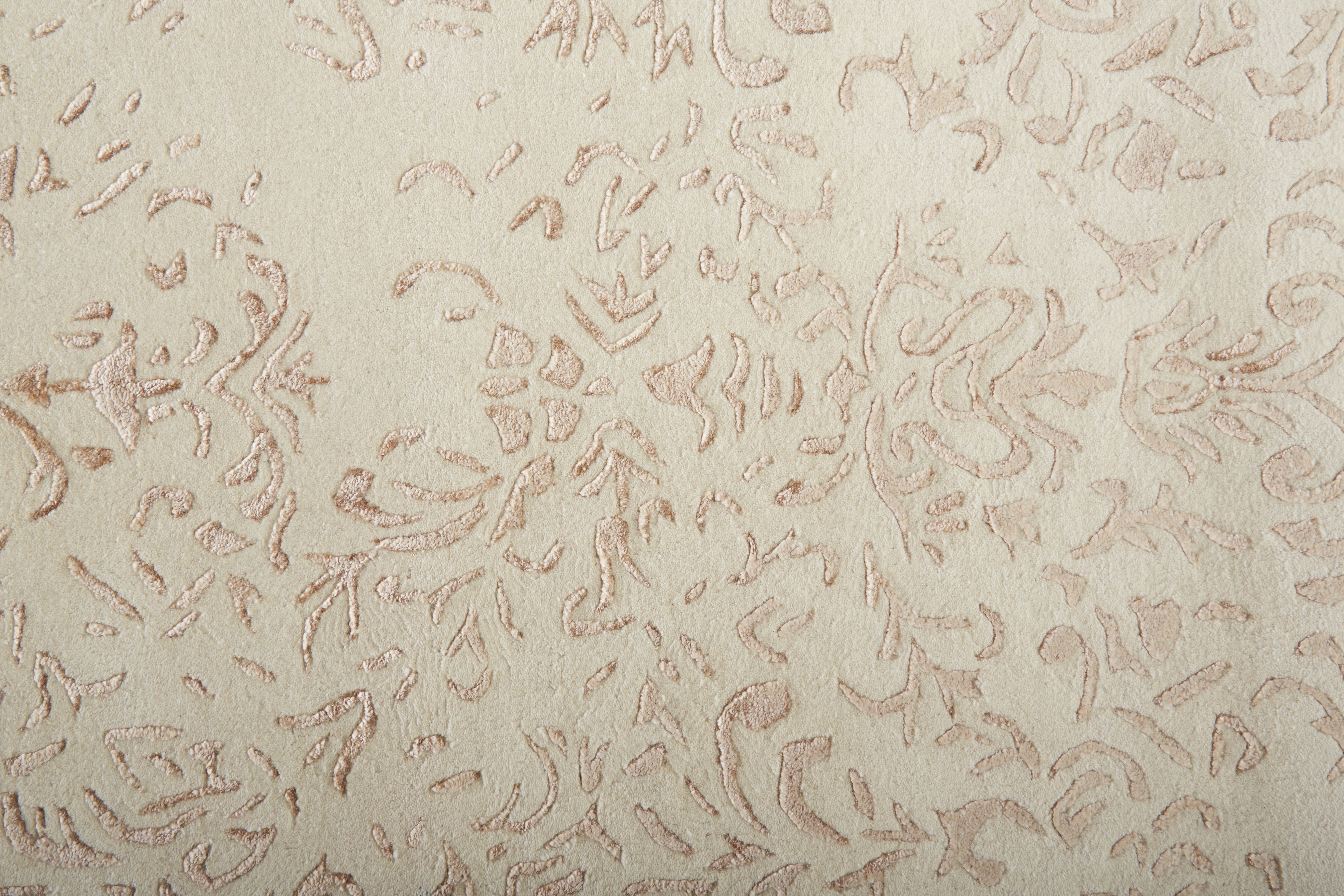 Bella Transitional Oriental - Ivory/Tan/Pink