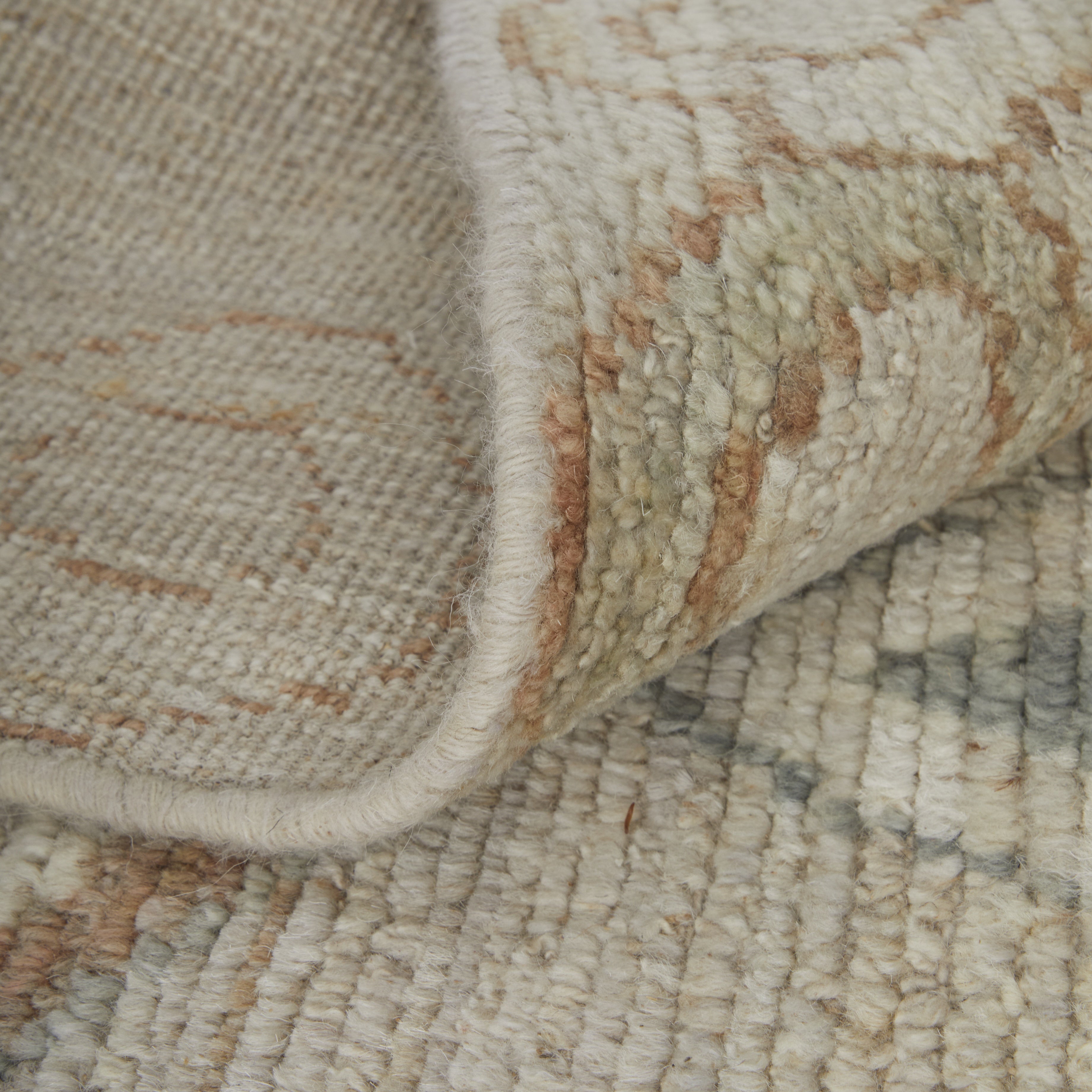 Kasbah Transitional Moroccan - Tan/Orange/Gray Area Rug
