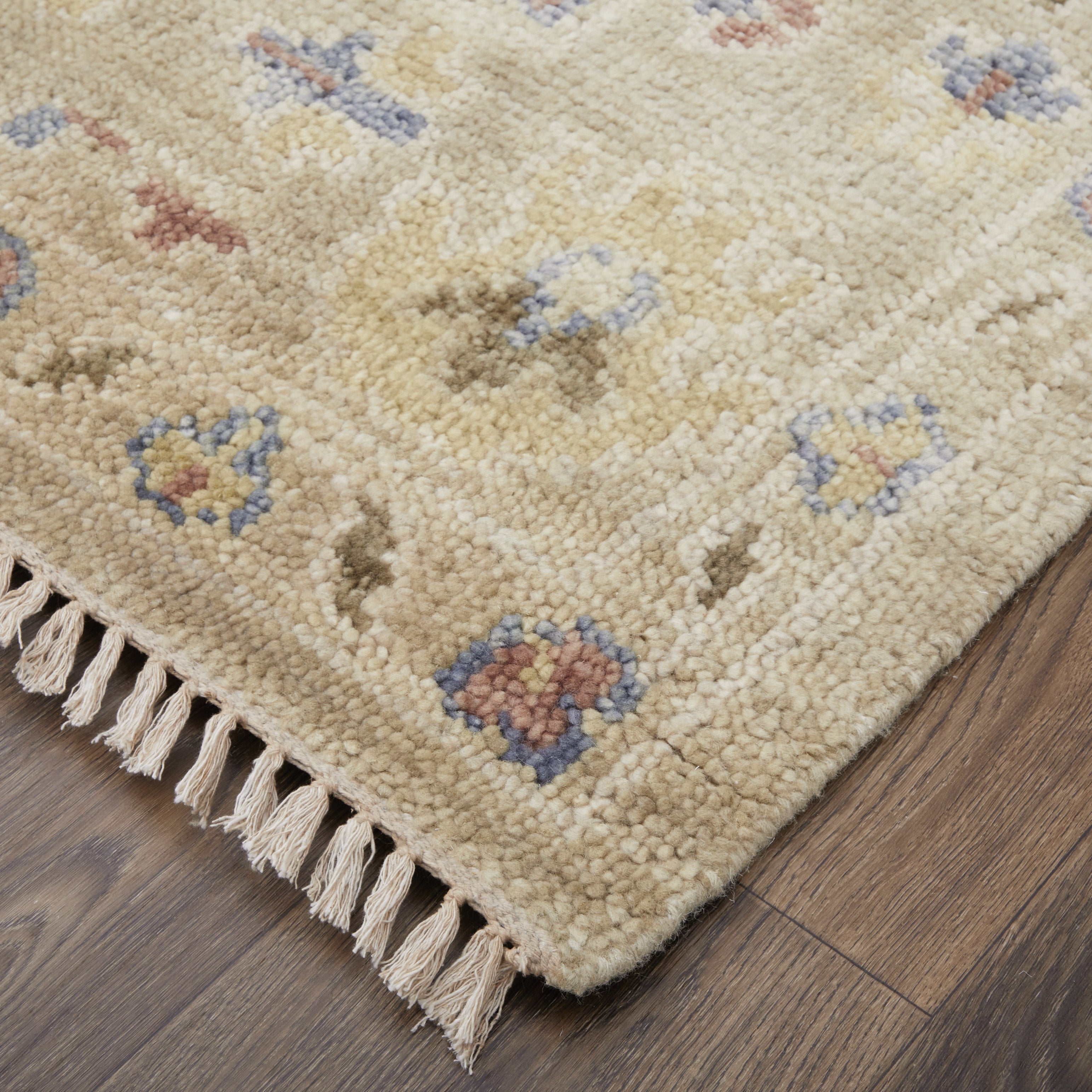 Fillmore Transitional Floral & Botanical - Brown/Tan/Blue Area Rug