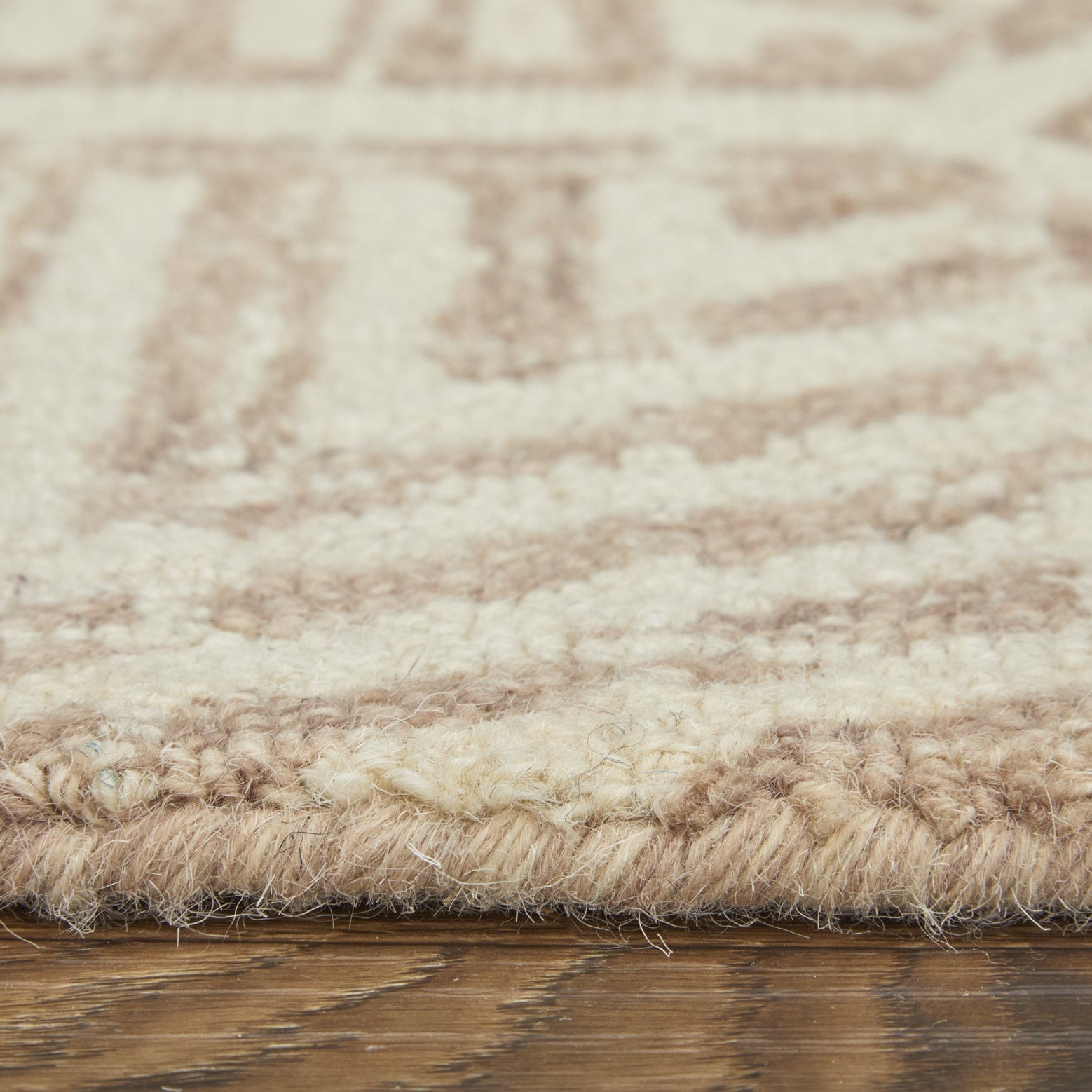 Rhett Transitional Geometric - Ivory/Taupe