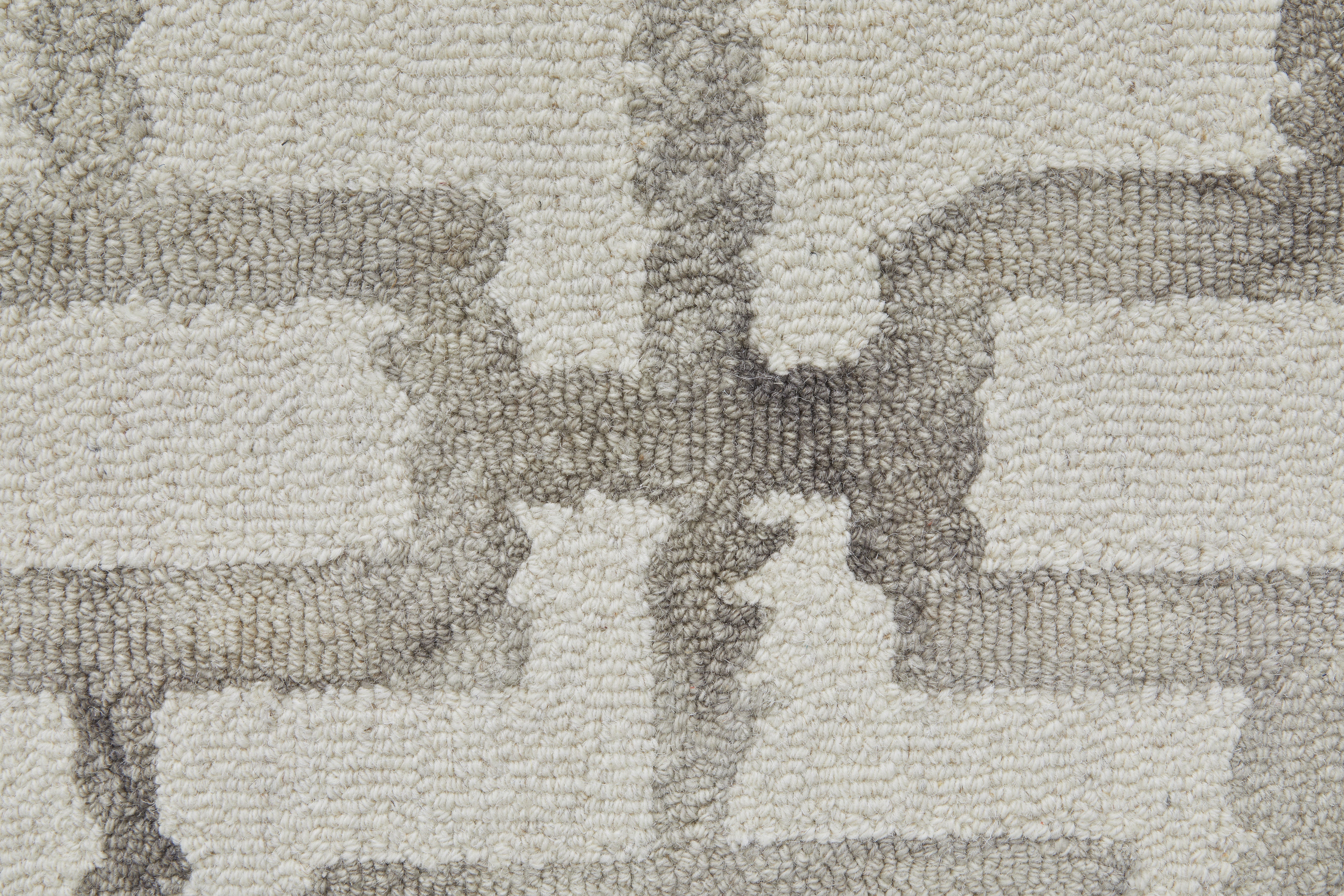 Lorrain Modern Geometric - Ivory/Taupe Area Rug