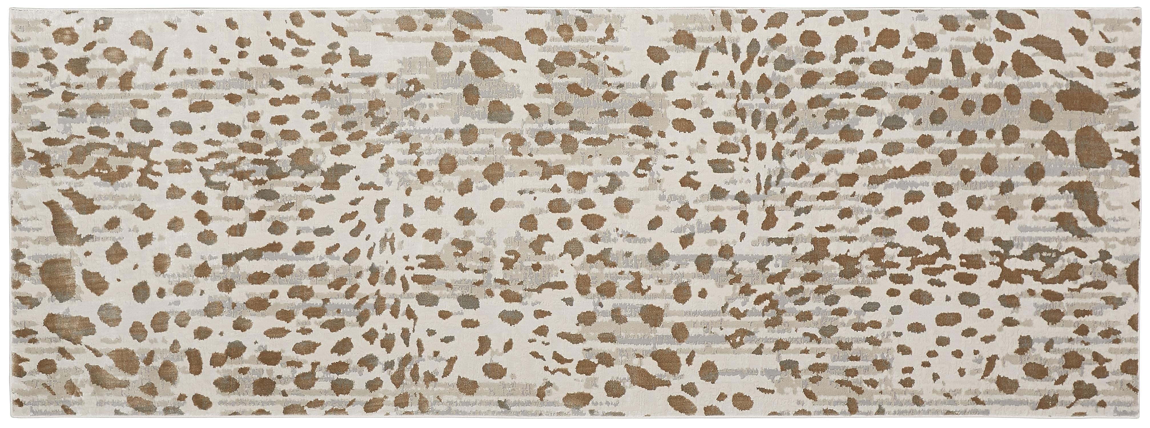 Waldor Modern Animal Print - Brown/Ivory/Tan Area Rug