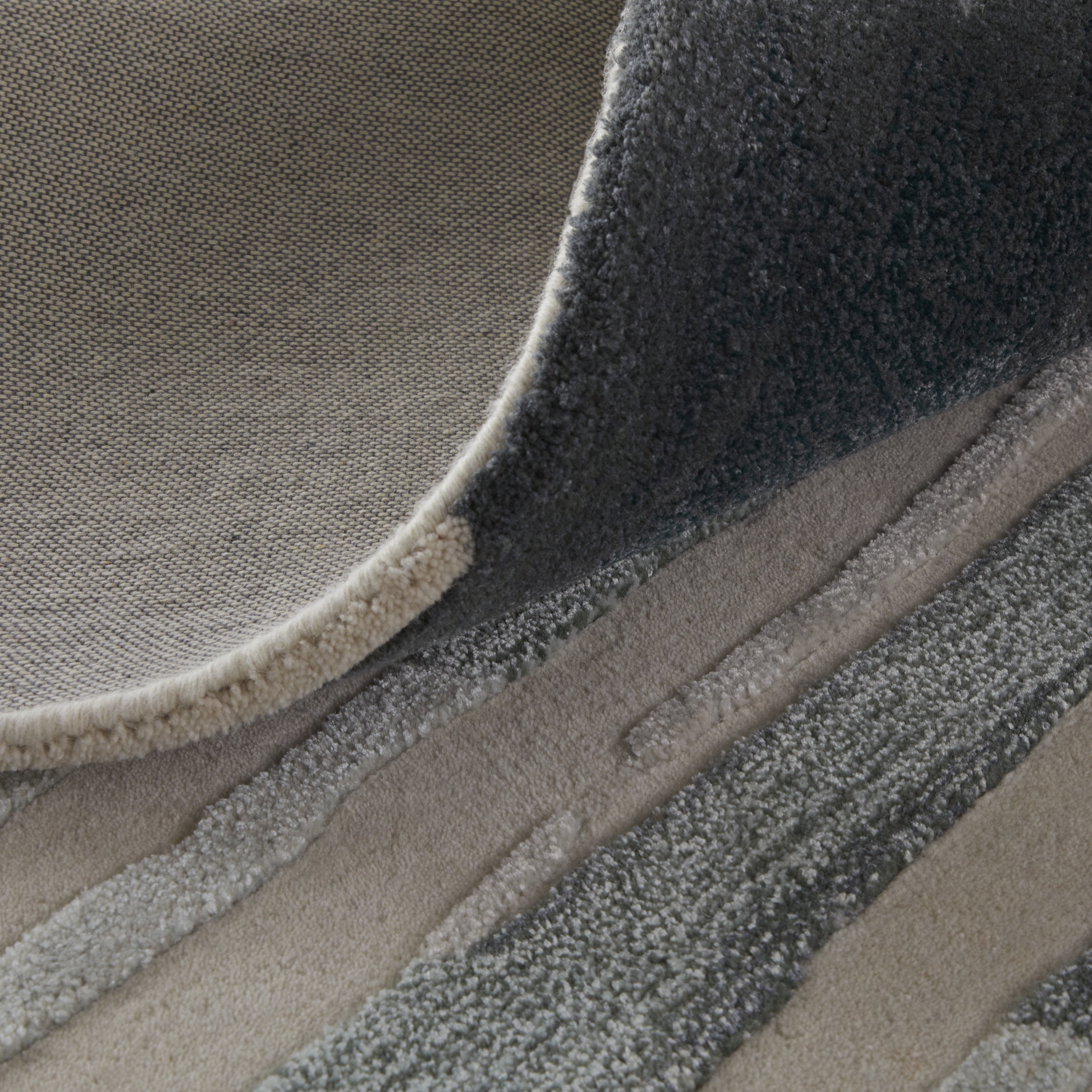 Anya Transitional Abstract - Ivory/Blue/Gray Area Rug