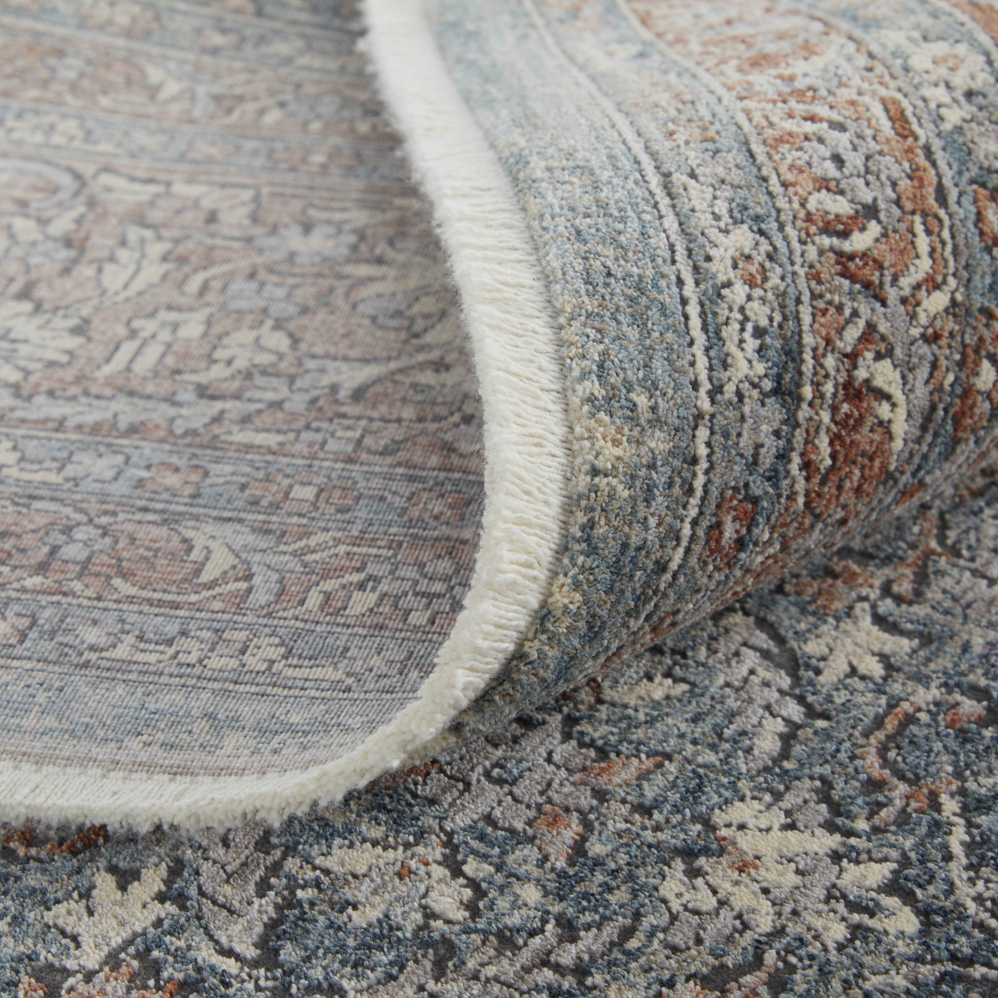 Marquette Transitional Oriental - Blue/Red Area Rug