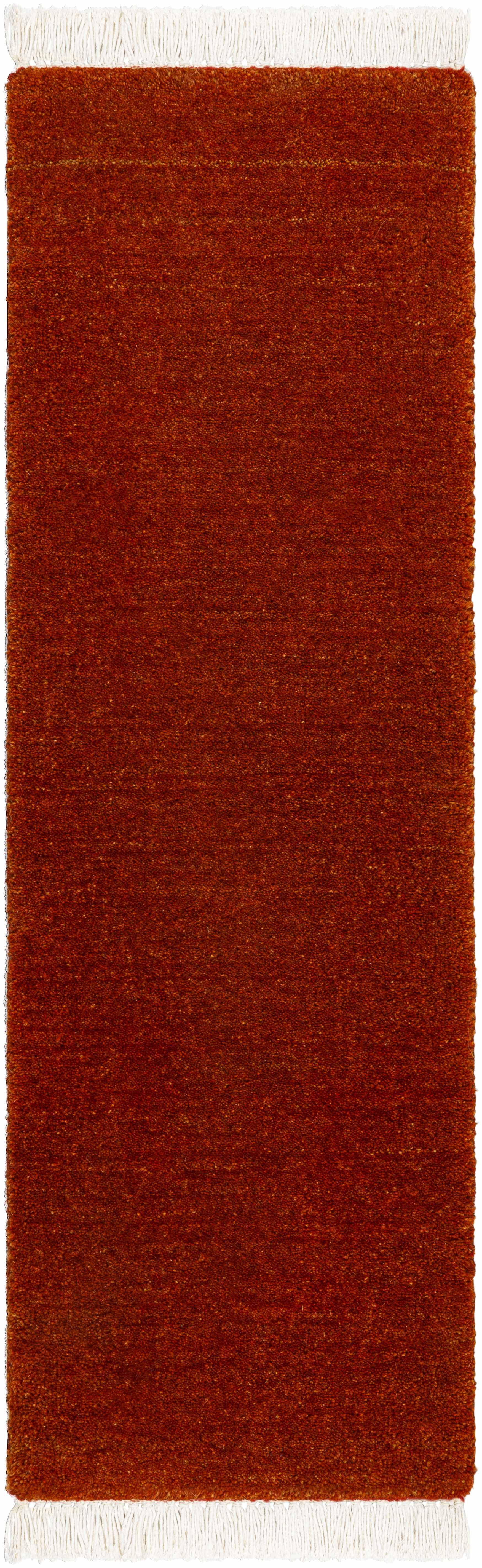 Solid Hand-Loomed Wool Area Rug