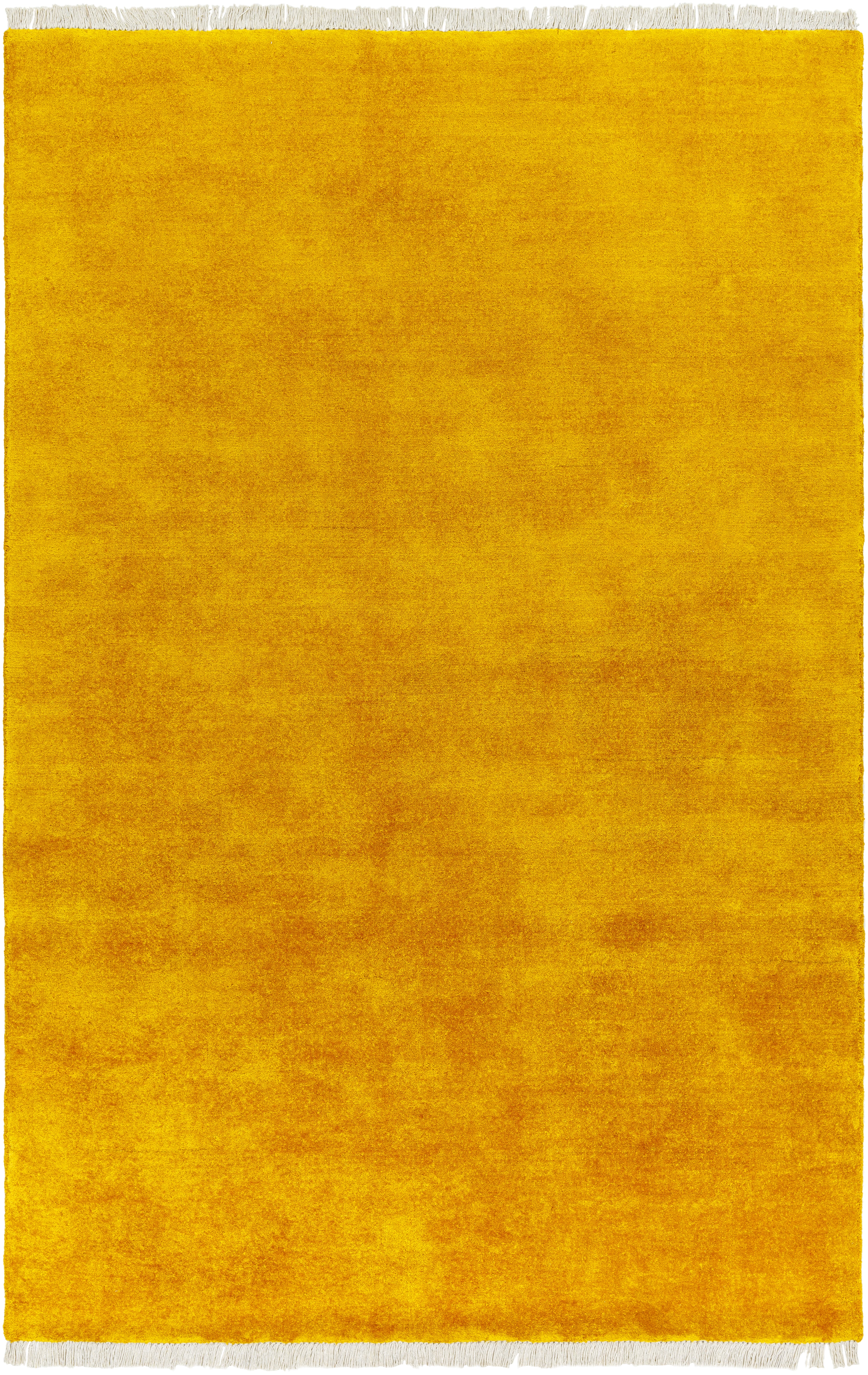 Stunning Solid Hand-Loomed Wool Area Rug