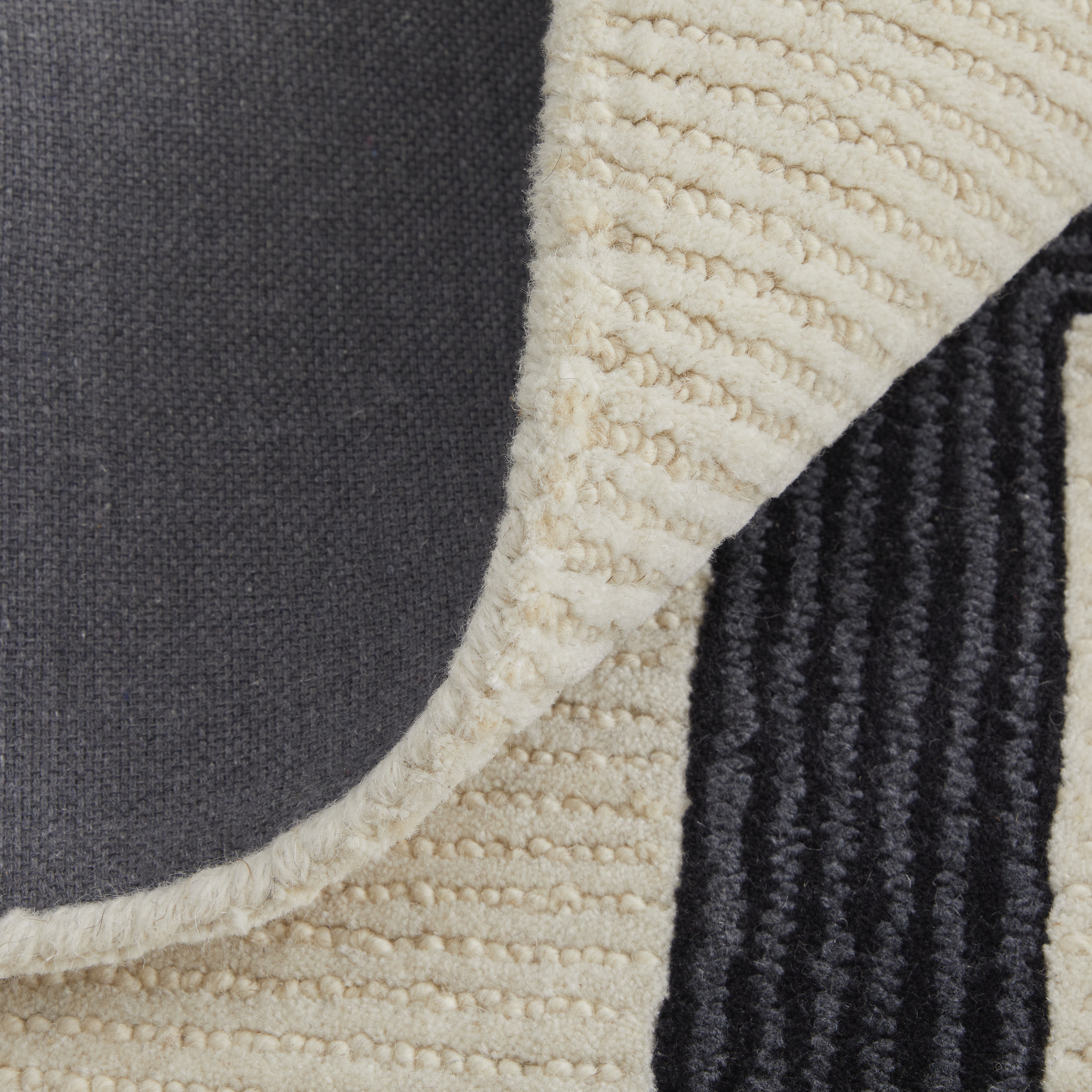 Maguire Transitional Abstract - Ivory/Gray/Black Area Rug